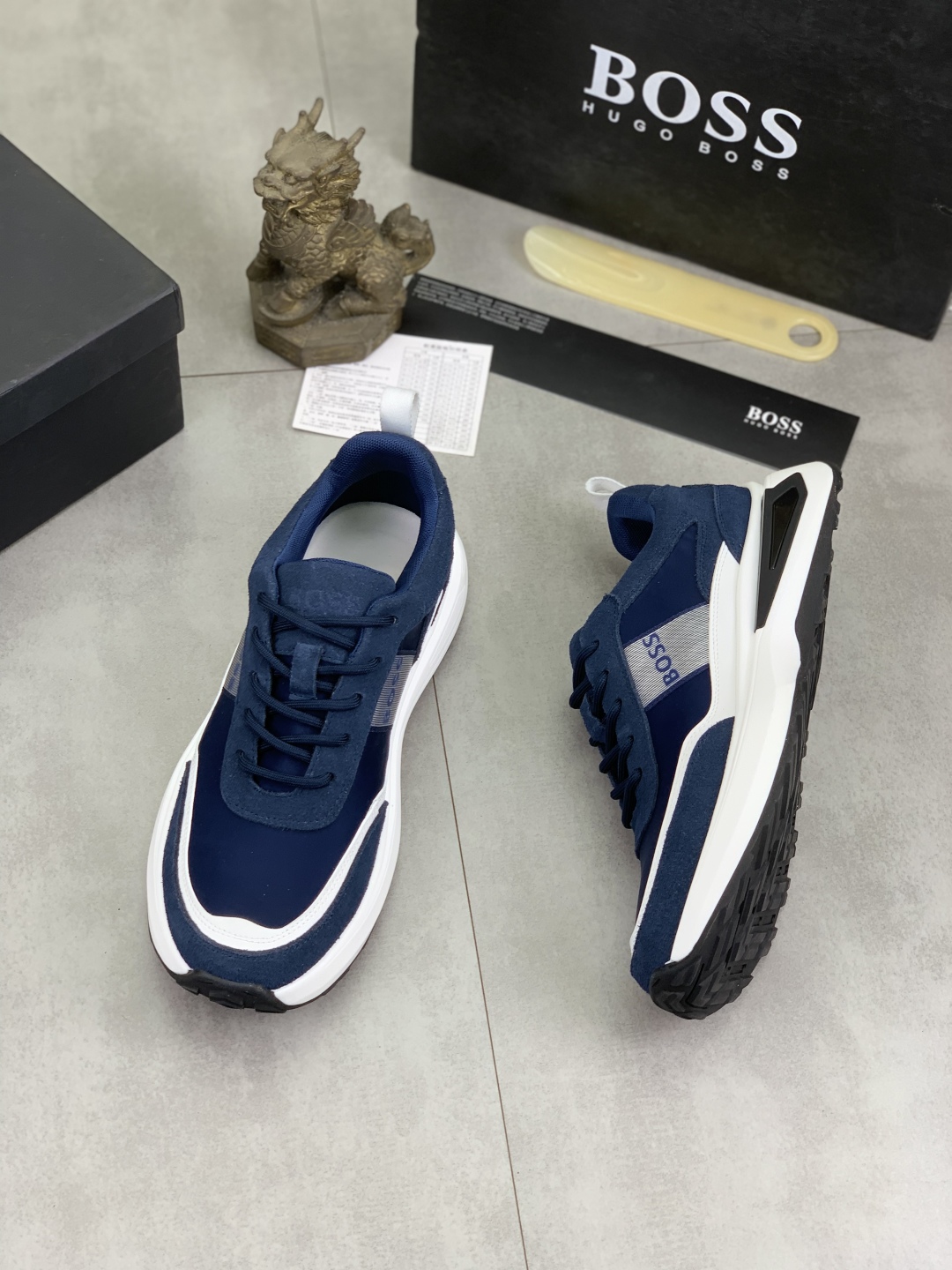 BOSS Classic Lace-Up Men's Sneakers - Premium Leather and Comfort 4 cmp i1742656822099 9700 0 2