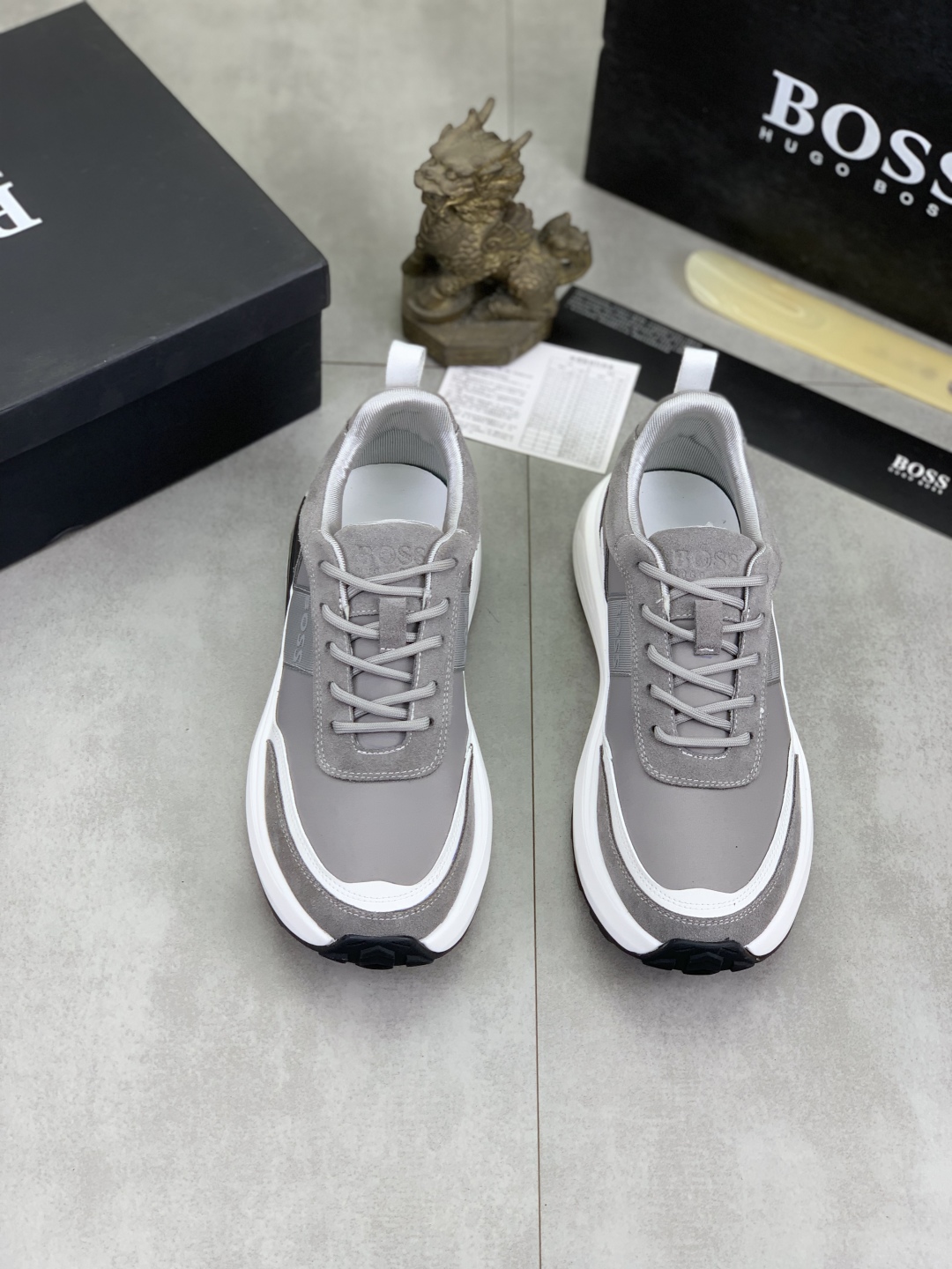 BOSS 2025 Classic Lace-Up Sneakers - Premium Leather & Breathable Fabric 3 cmp i1742656865776 8056 0 1