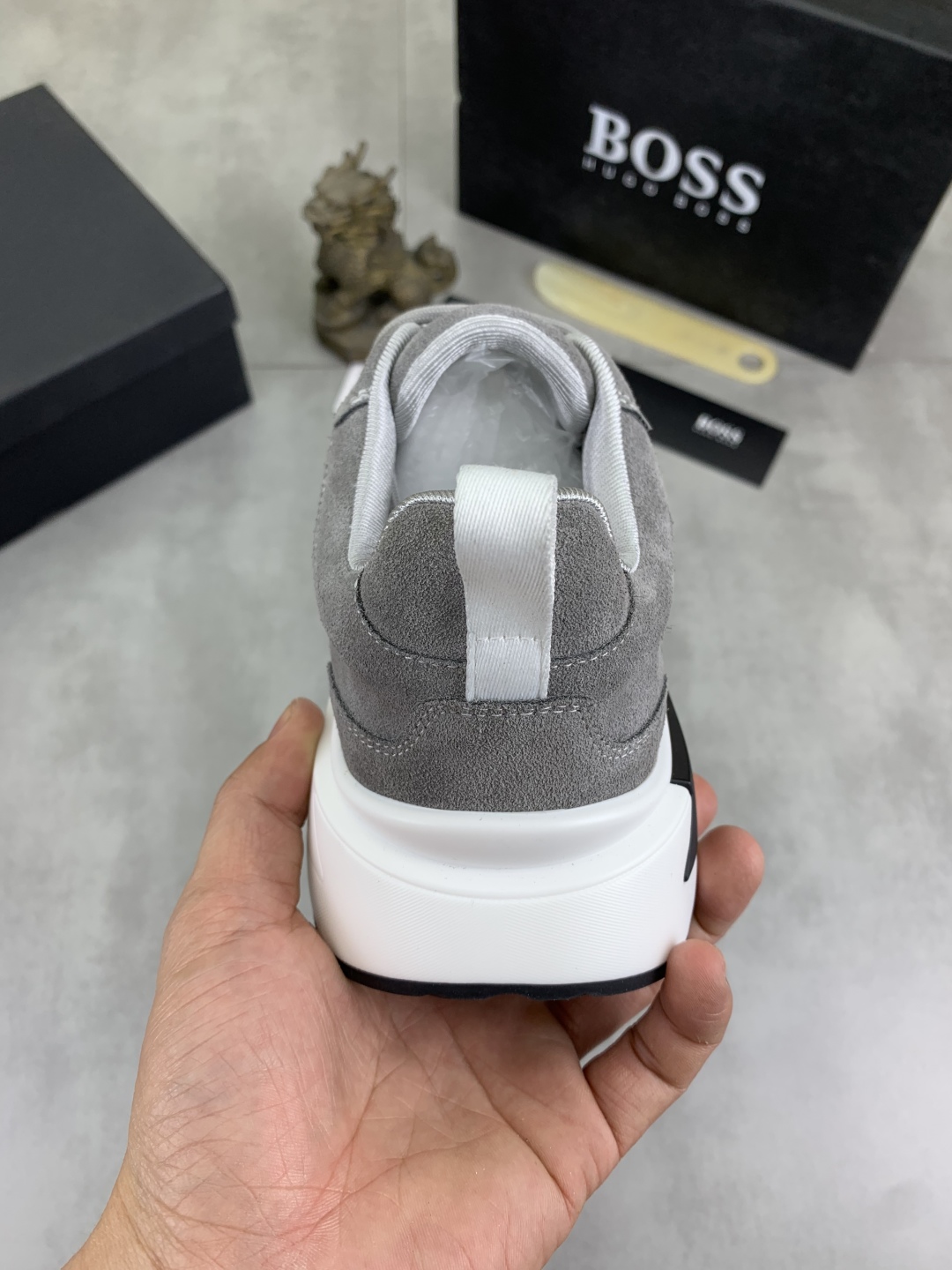 BOSS 2025 Classic Lace-Up Sneakers - Premium Leather & Breathable Fabric 9 cmp i1742656869412 9010 0 7