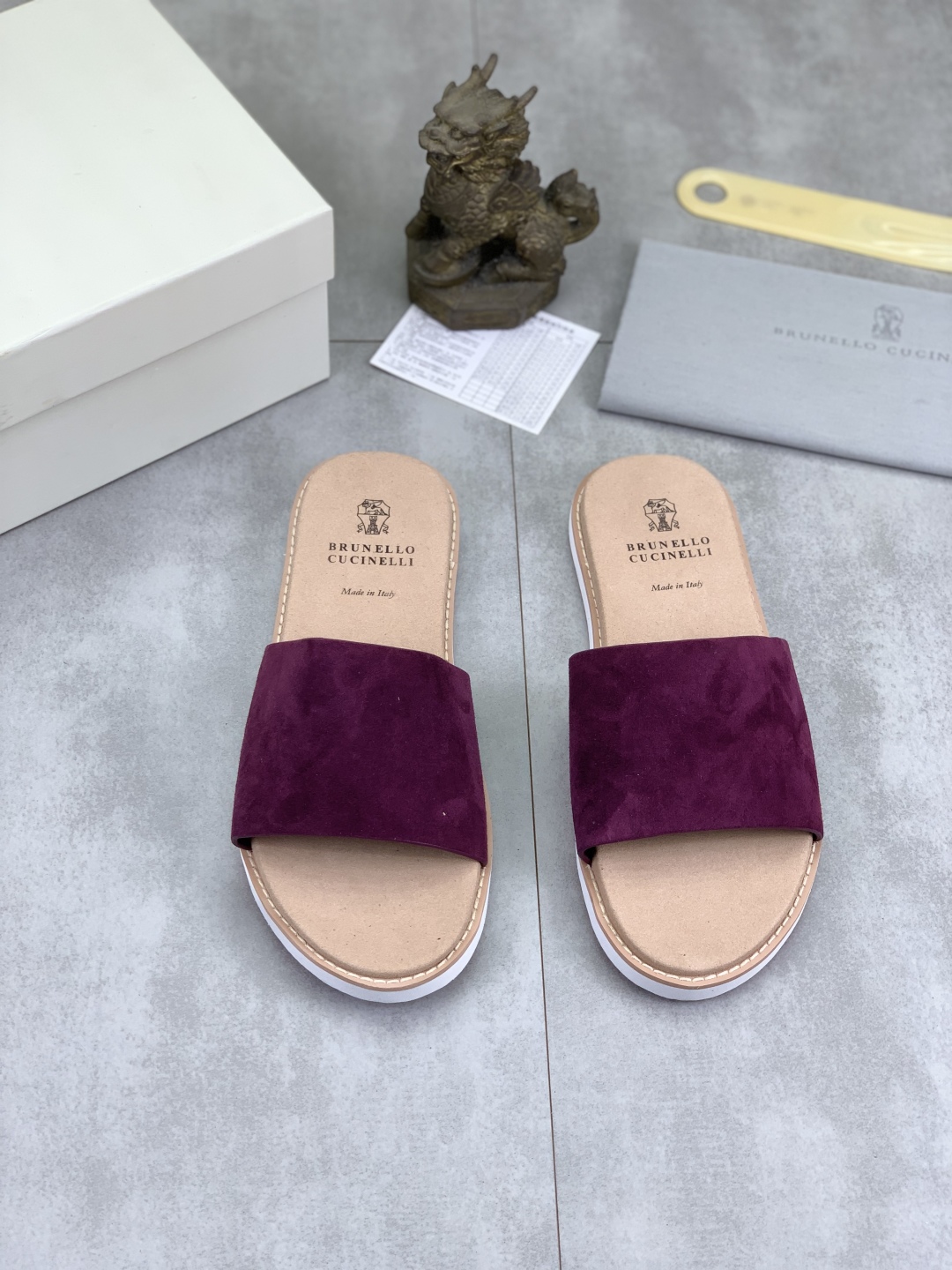 Precio de fábrica P170 Brunello Cucinelli BC Nuevas zapatillas de ante, 25ss Nueva colección ¡Esta s