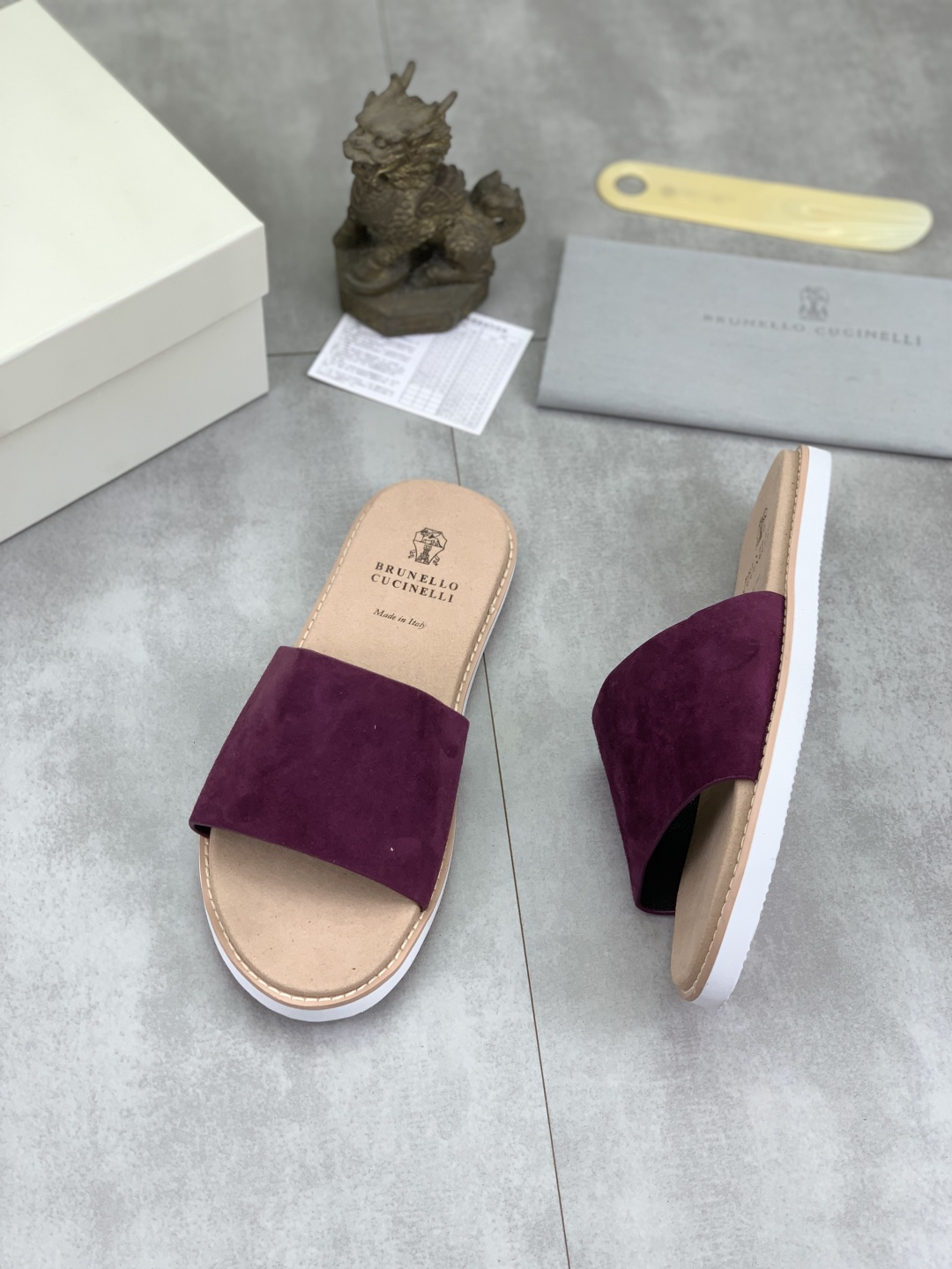 Precio de fábrica P170 Brunello Cucinelli BC Nuevas zapatillas de ante, 25ss Nueva colección ¡Esta s