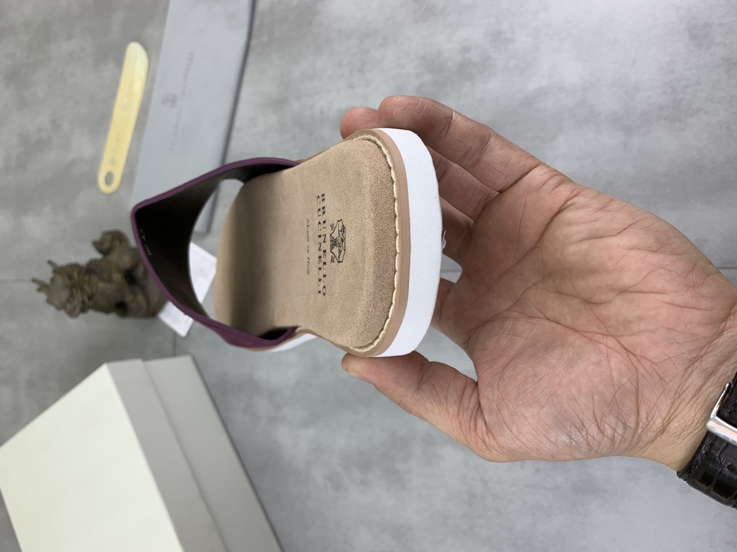 Precio de fábrica P170 Brunello Cucinelli BC Nuevas zapatillas de ante, 25ss Nueva colección ¡Esta s