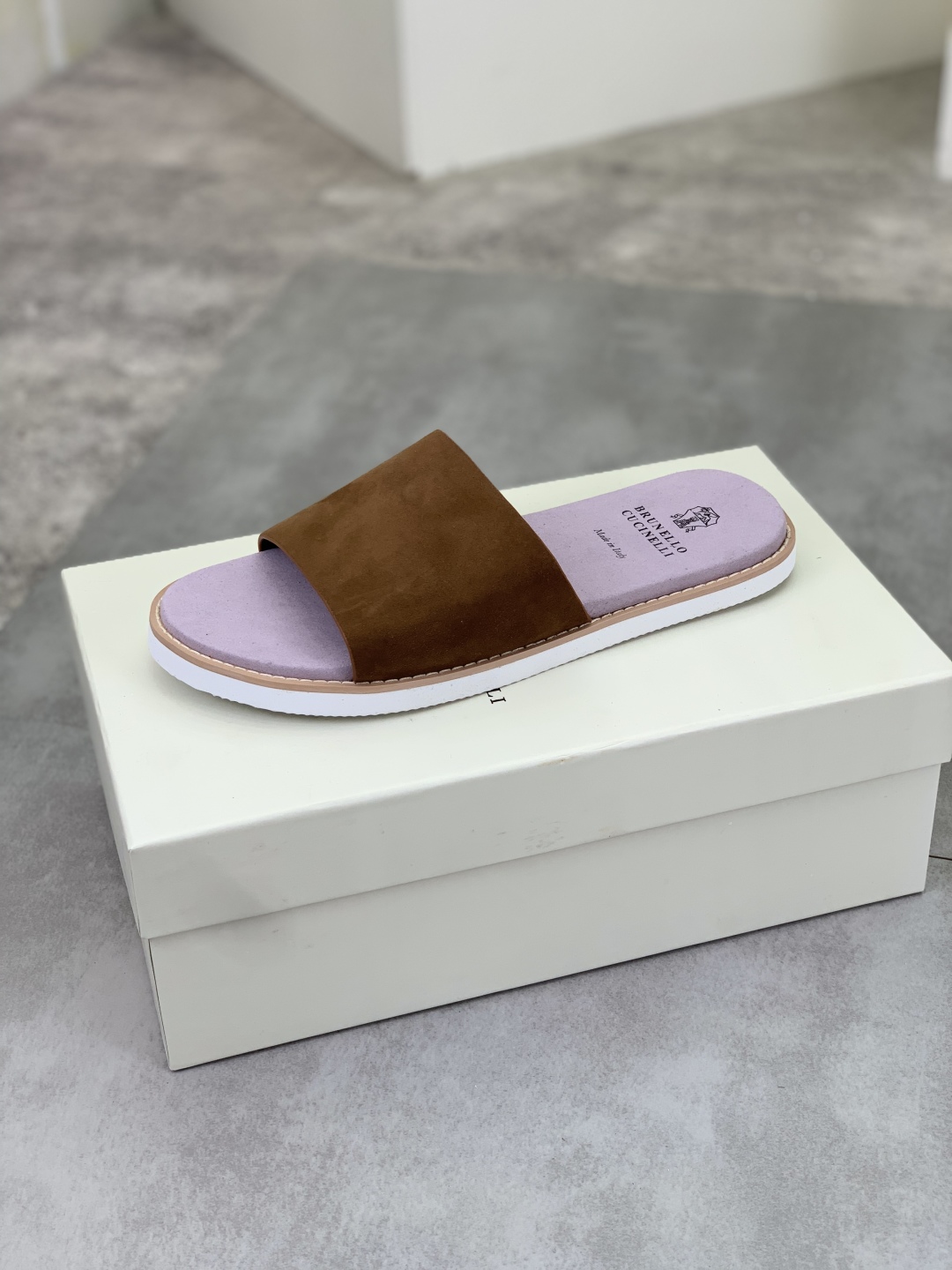 Precio de fábrica P170 Brunello Cucinelli BC Nuevas zapatillas de ante, 25ss Nueva colección ¡Esta s