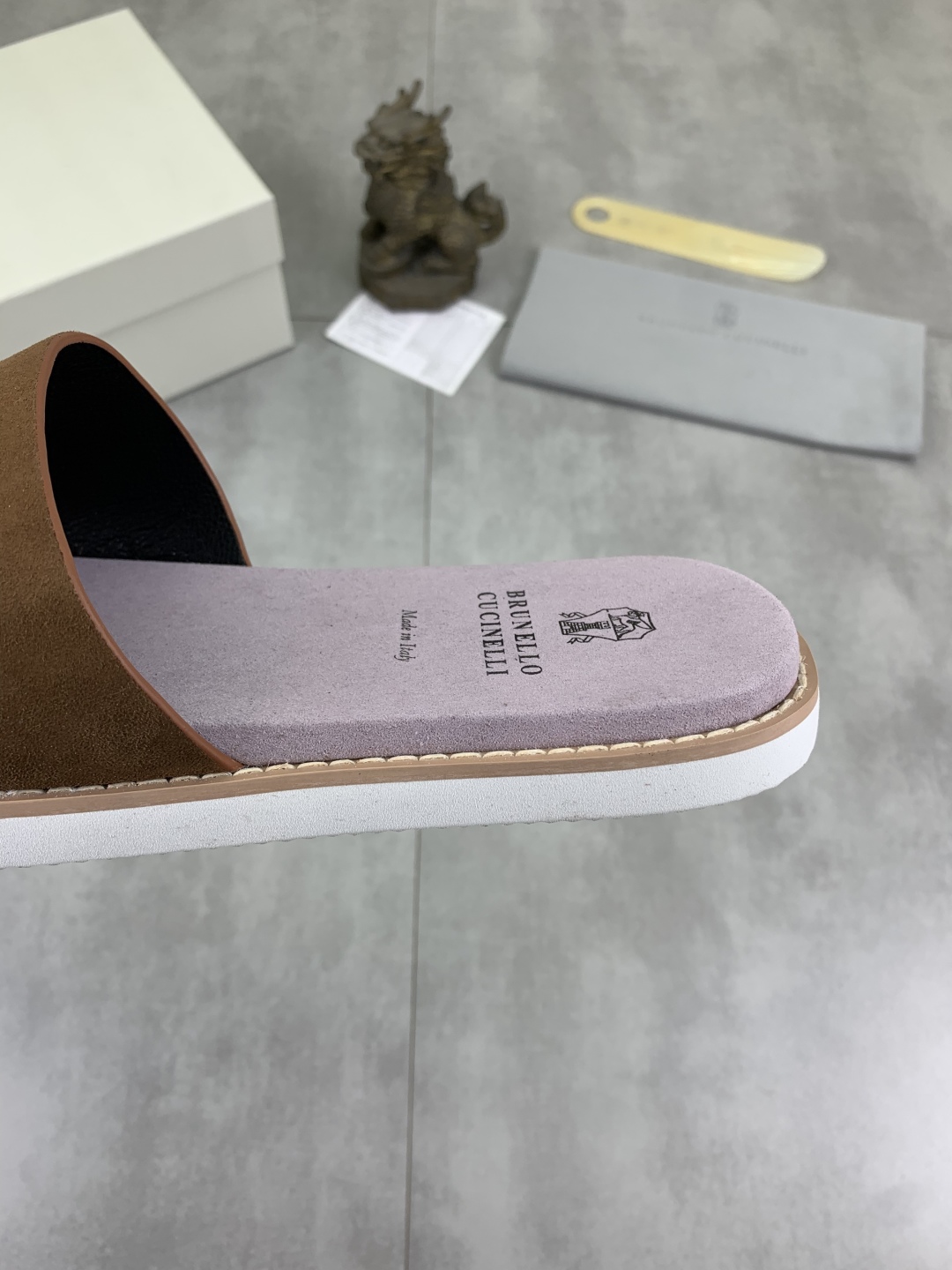 Precio de fábrica P170 Brunello Cucinelli BC Nuevas zapatillas de ante, 25ss Nueva colección ¡Esta s