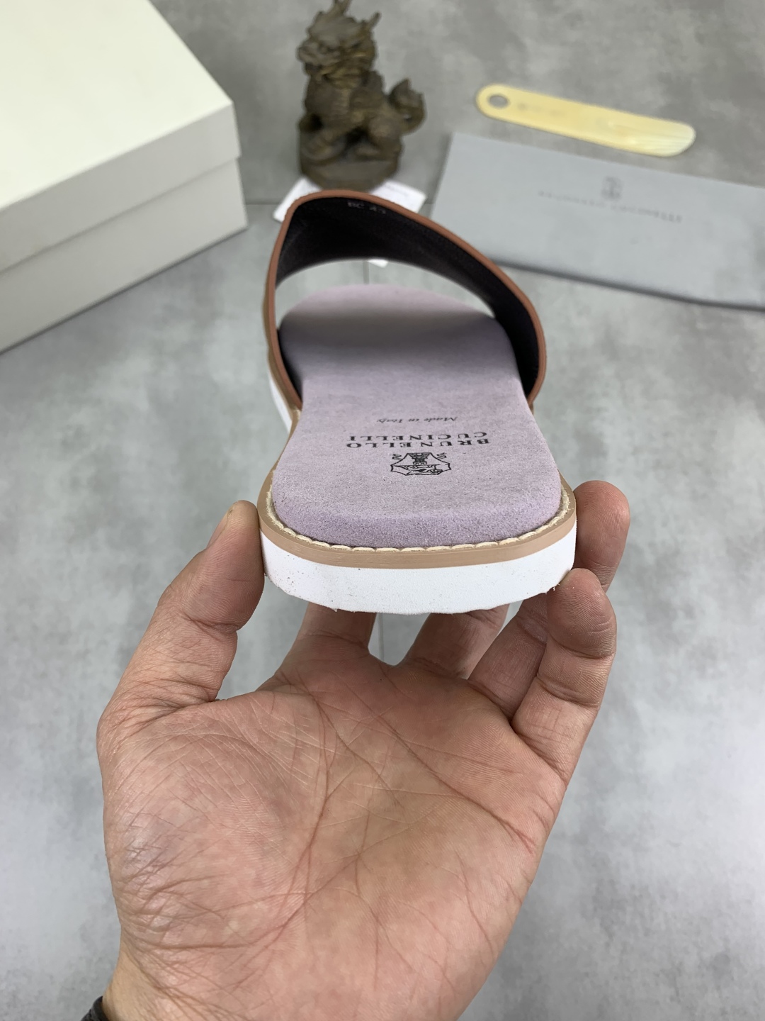 Precio de fábrica P170 Brunello Cucinelli BC Nuevas zapatillas de ante, 25ss Nueva colección ¡Esta s