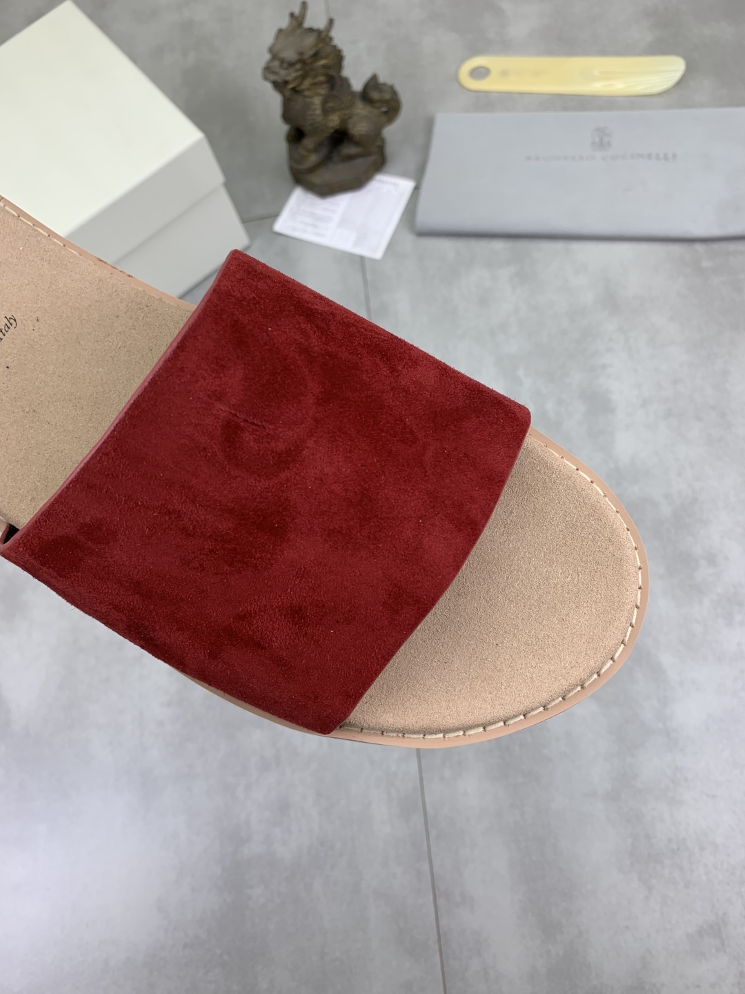 Precio de fábrica P170 Brunello Cucinelli BC Nuevas zapatillas de ante, 25ss Nueva colección ¡Esta s