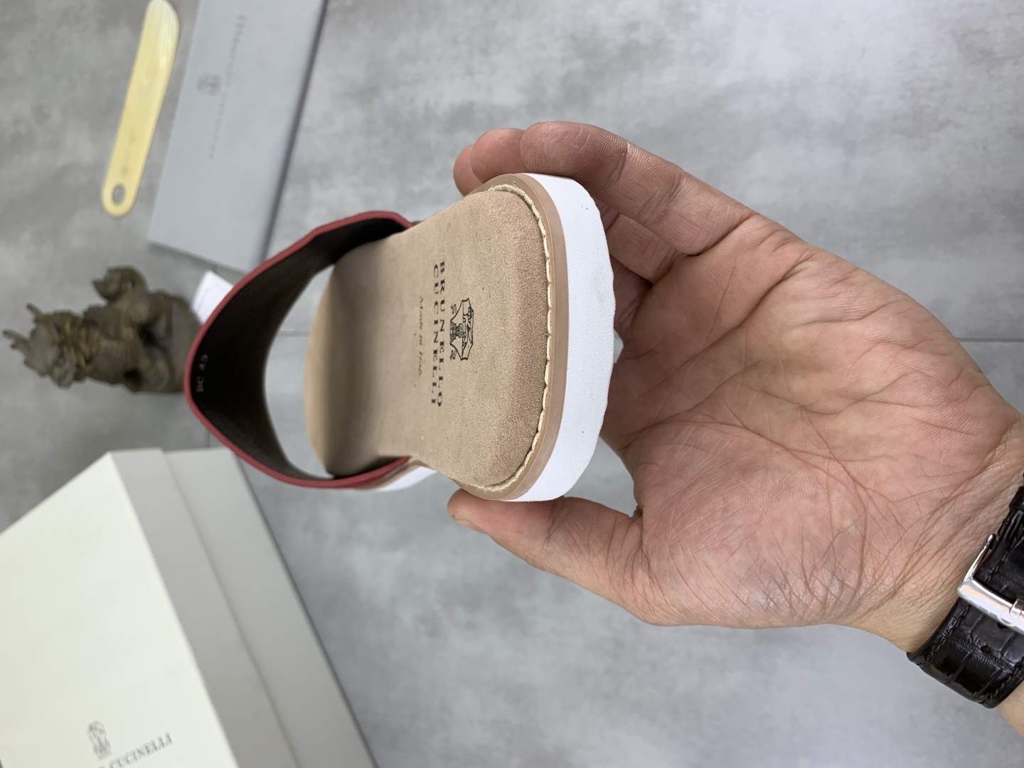 Precio de fábrica P170 Brunello Cucinelli BC Nuevas zapatillas de ante, 25ss Nueva colección ¡Esta s