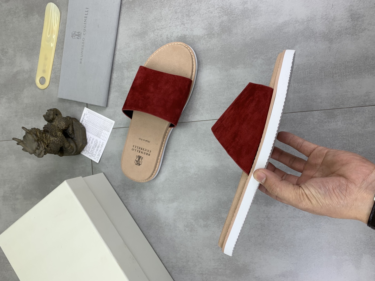 Precio de fábrica P170 Brunello Cucinelli BC Nuevas zapatillas de ante, 25ss Nueva colección ¡Esta s