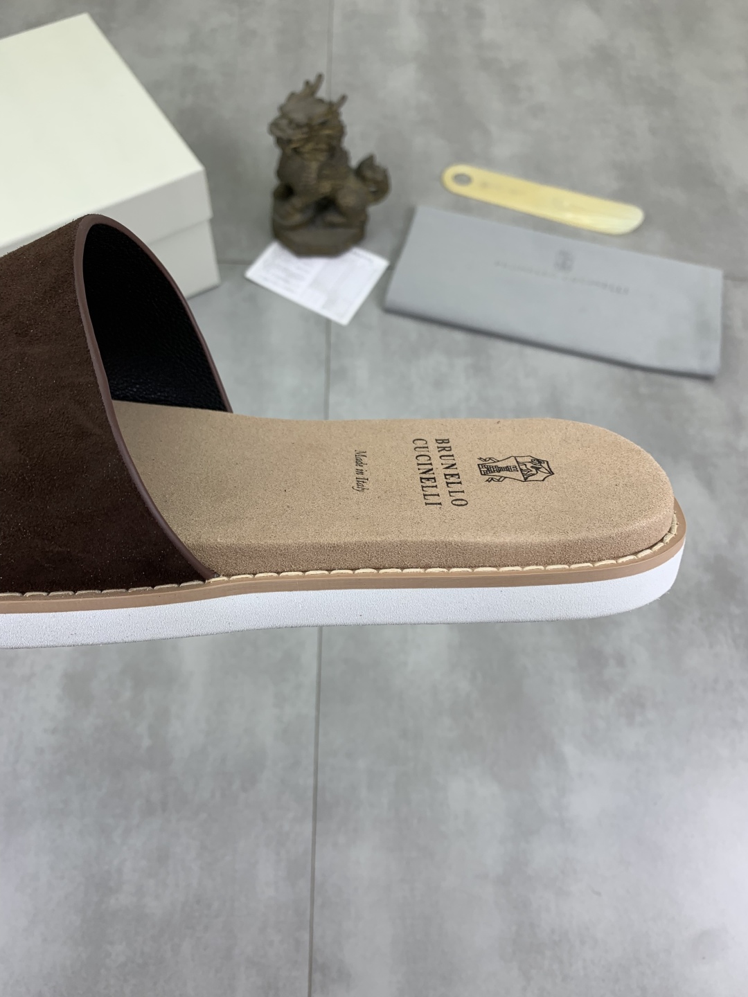Brunello Cucinelli Suede Slide Sandals - Classic Style, Ultimate Comfort 8 cmp i1742746232554 9269 0 6