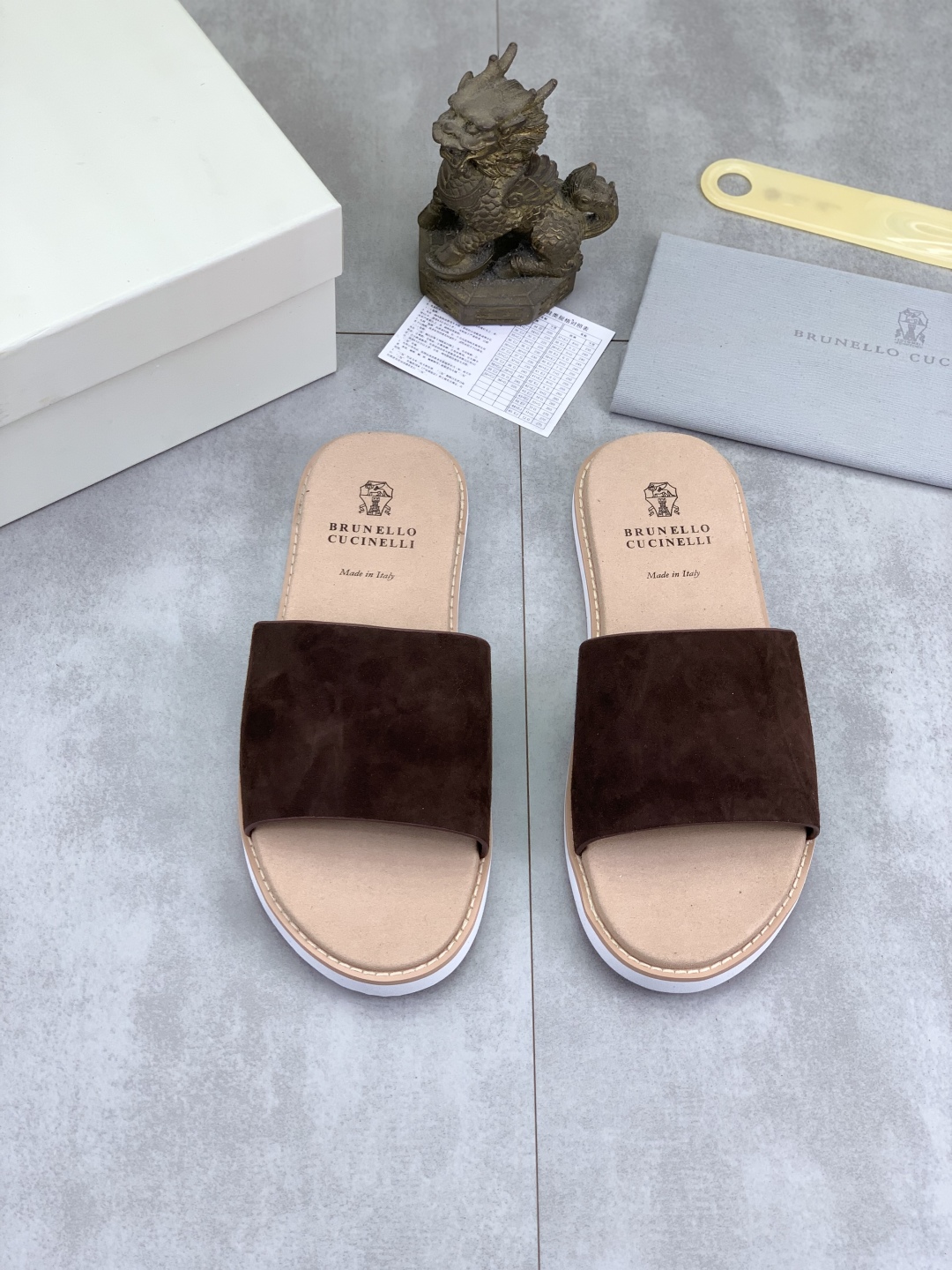 Brunello Cucinelli Suede Slide Sandals - Classic Style, Ultimate Comfort 3 cmp i1742746234700 5219 0 1