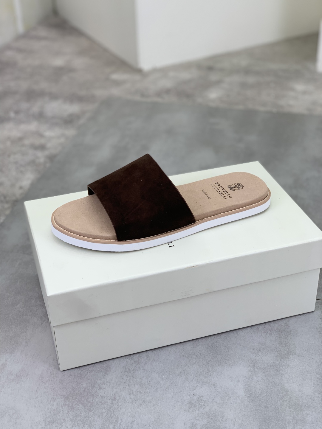 Brunello Cucinelli Suede Slide Sandals - Classic Style, Ultimate Comfort 5 cmp i1742746240480 1649 0 3