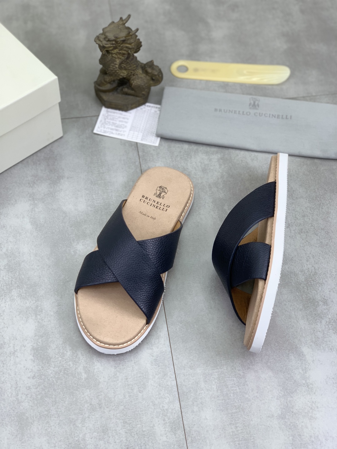 Brunello Cucinelli Leather Cross Strap Sandals - Classic Style, Ultimate Comfort 4 cmp i1742746829424 5867 0 2