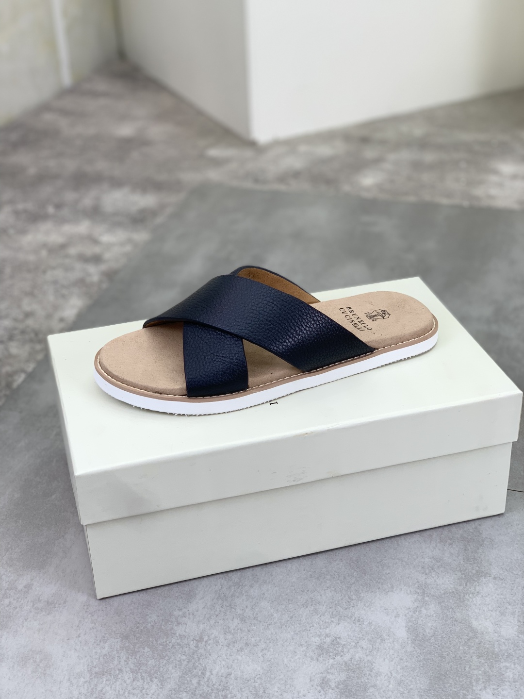 Brunello Cucinelli Leather Cross Strap Sandals - Classic Style, Ultimate Comfort 5 cmp i1742746838380 4335 0 3