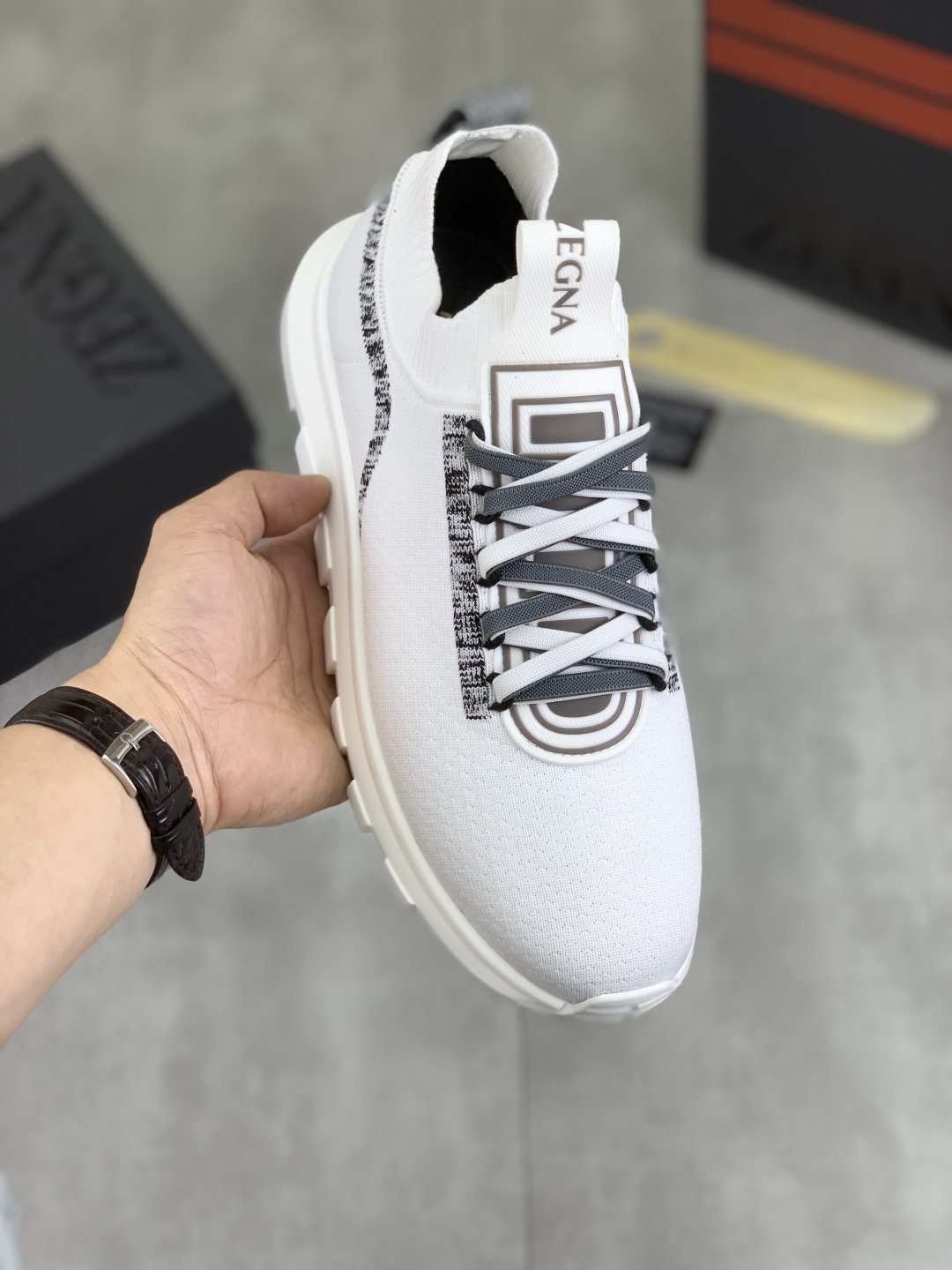 Precio de fábrica P200 Actual [ZEGNA] Zegna - Calidad de gama alta Original único Flying Weave Zapat