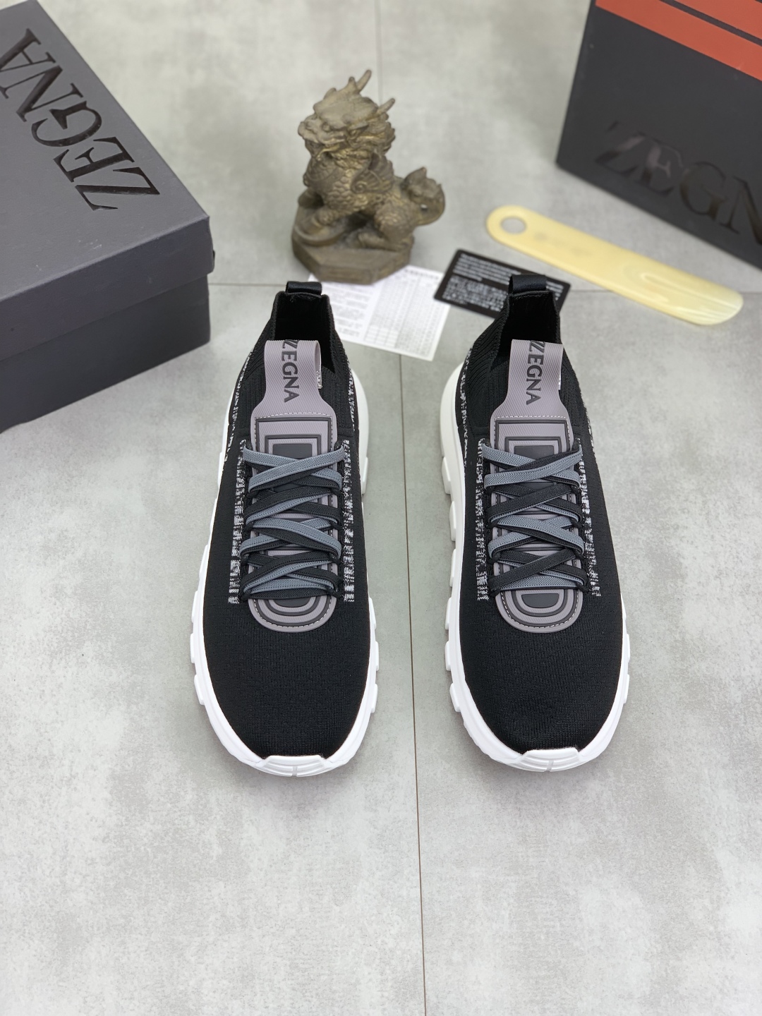 Precio de fábrica P200 Actual [ZEGNA] Zegna - Calidad de gama alta Original único Flying Weave Zapat