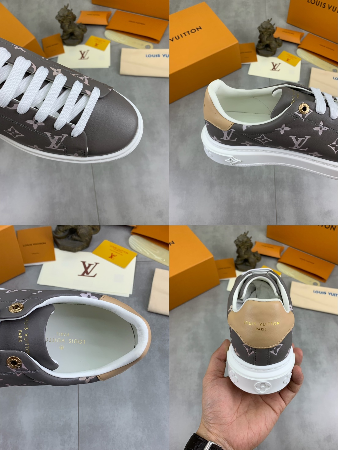 Louis Vuitton Time Out Sneakers Monogram Canvas Grey 10 cmp i1743268576777 7361 0 8