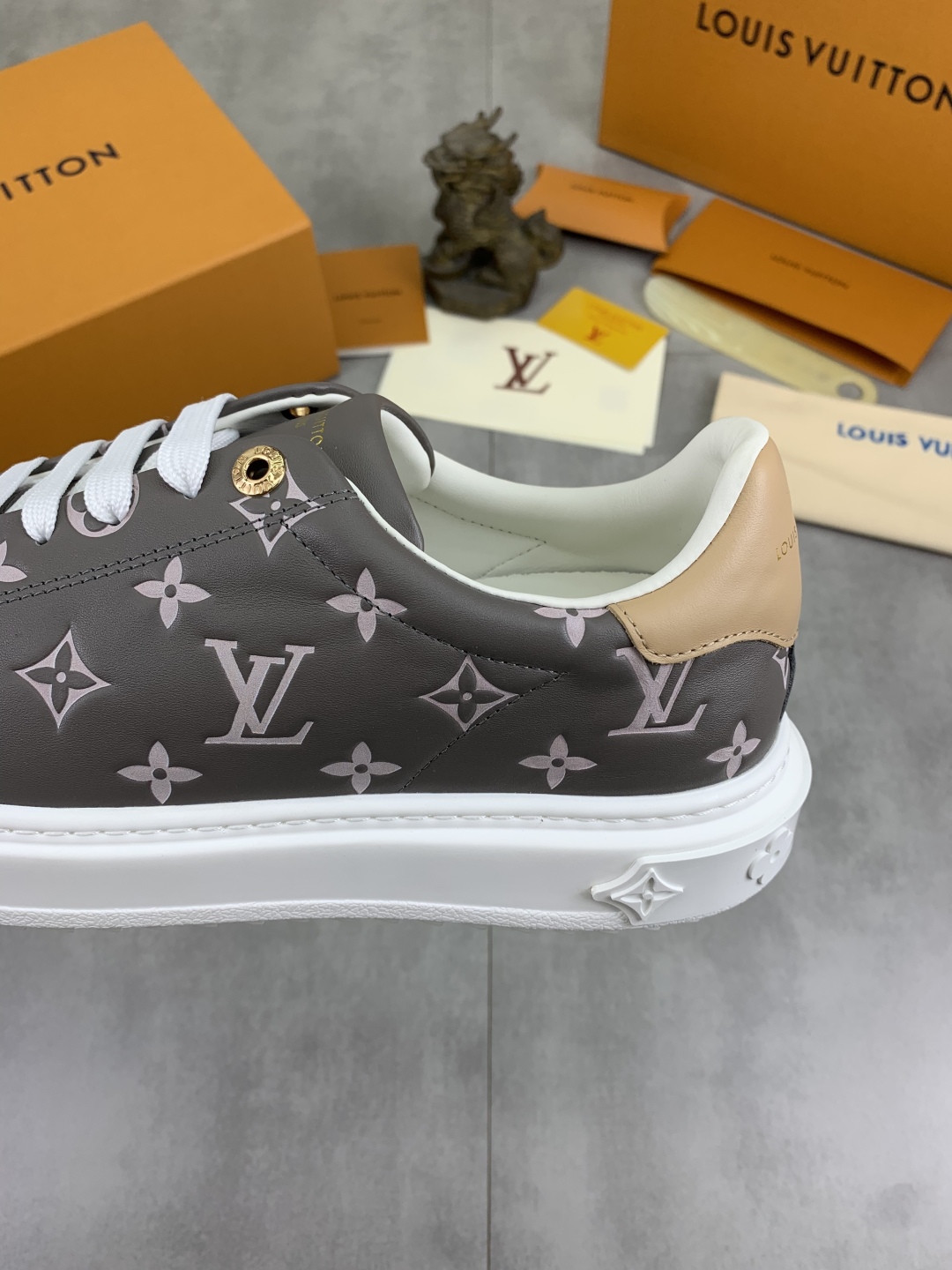Louis Vuitton Time Out Sneakers Monogram Canvas Grey 8 cmp i1743268577642 4939 0 6