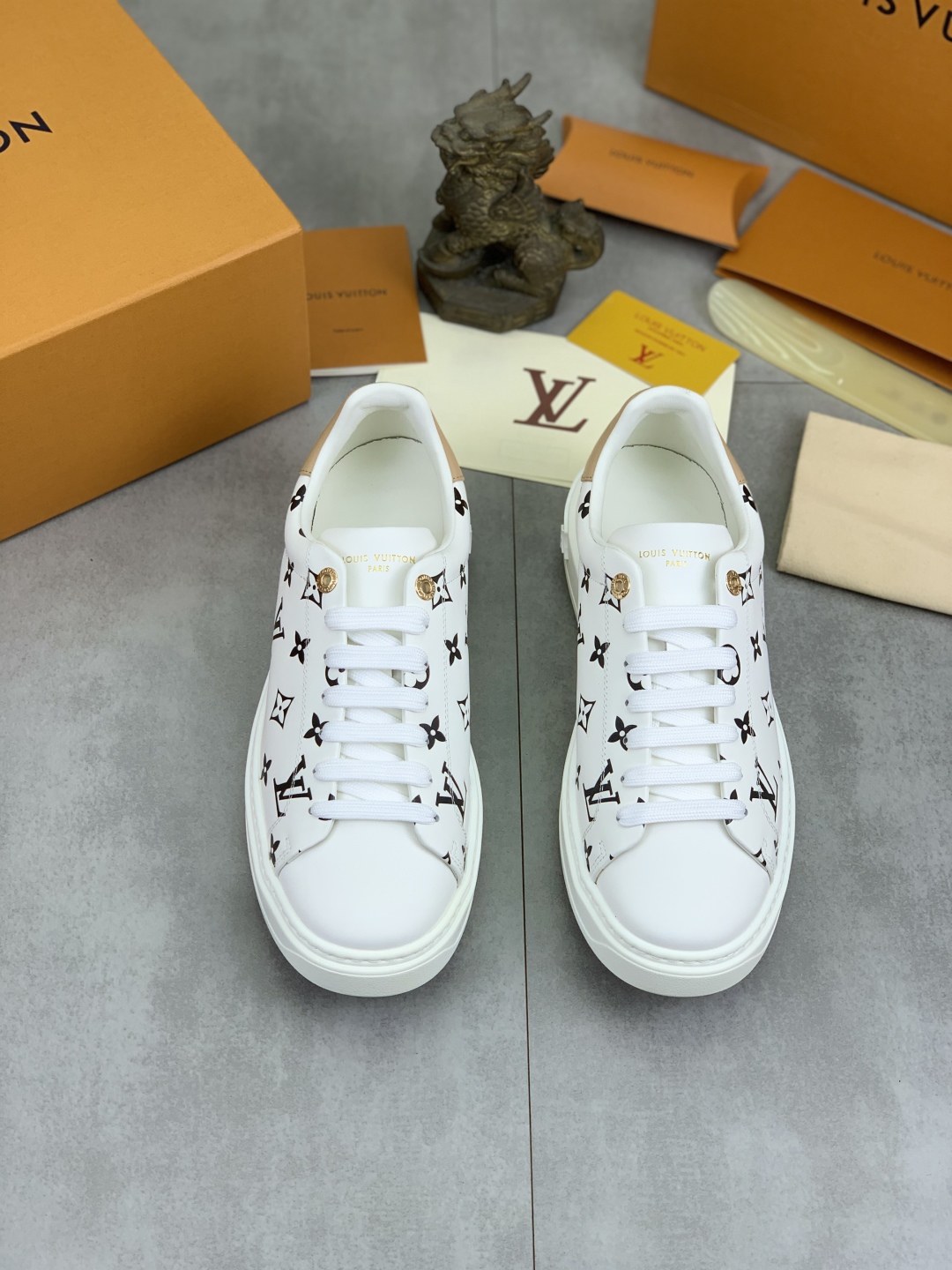 Louis Vuitton Time Out Sneakers - Monogram Canvas, White Leather, Unisex 3 cmp i1743268594139 8426 0 1