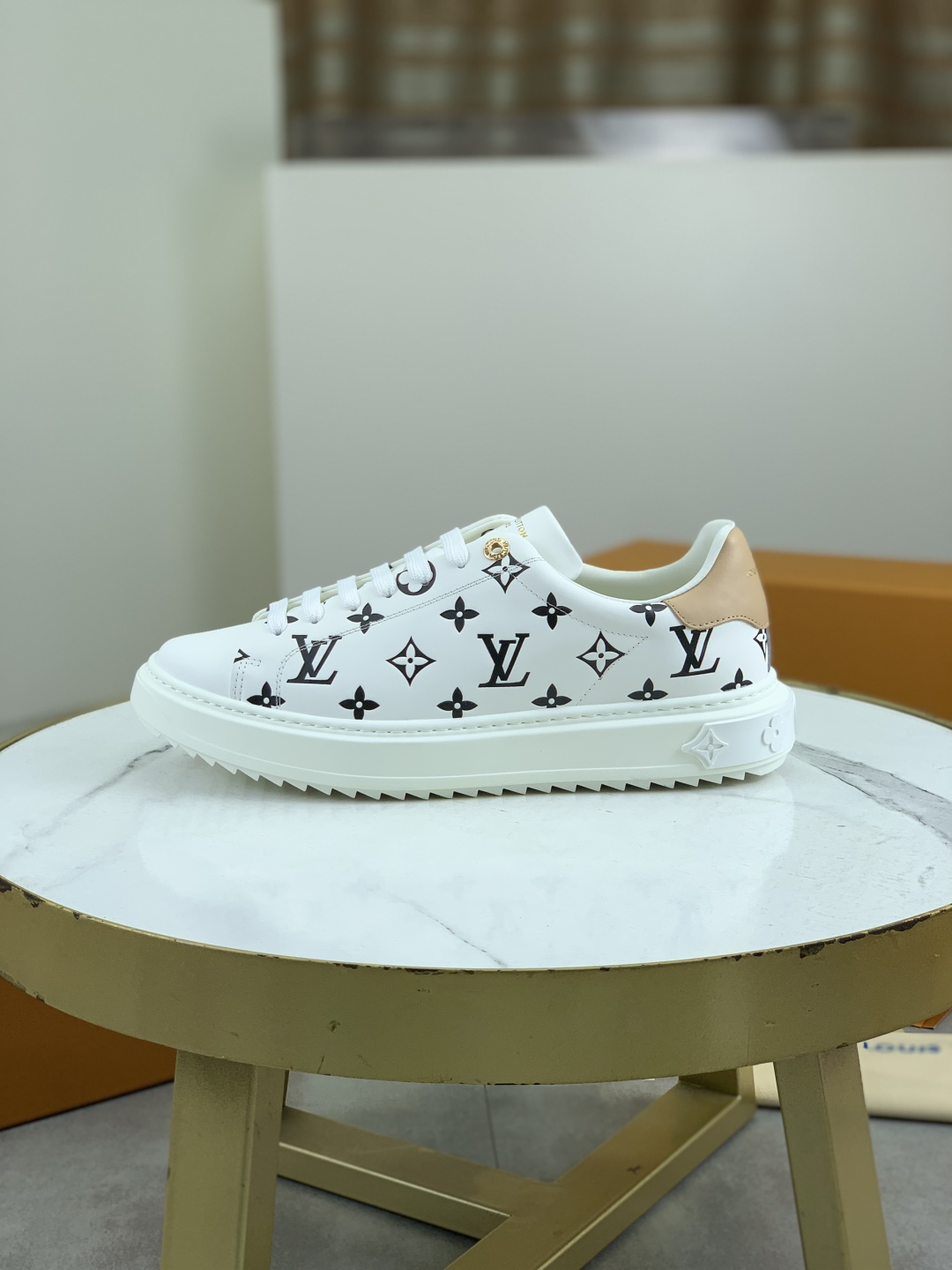 Louis Vuitton Time Out Sneakers - Monogram Canvas, White Leather, Unisex 2 cmp i1743268596803 6072 0 0