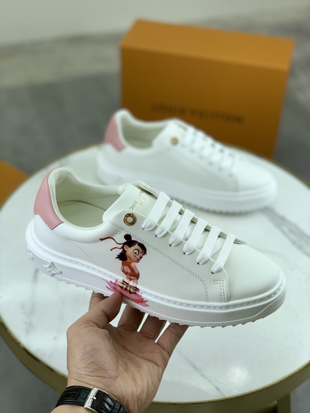 Louis Vuitton Time Out Sneakers Murakami Takashi Edition Women's Size 35-40 4 cmp i1743268634223 8633 0 2