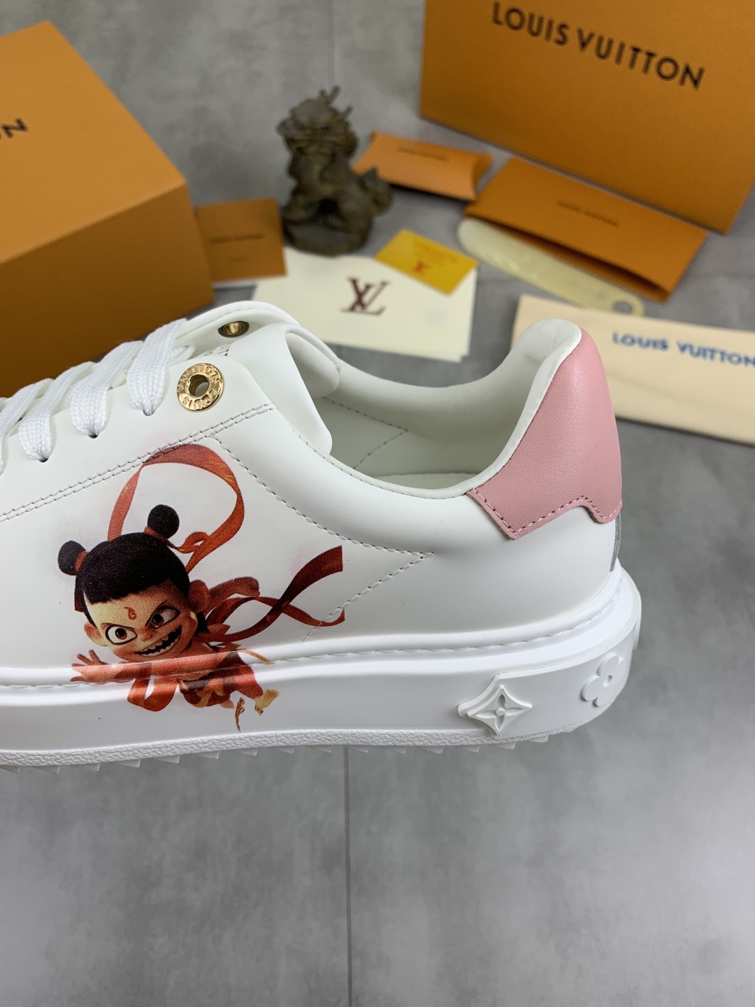 Louis Vuitton Time Out Sneakers Murakami Takashi Edition Women's Size 35-40 8 cmp i1743268638566 7384 0 6