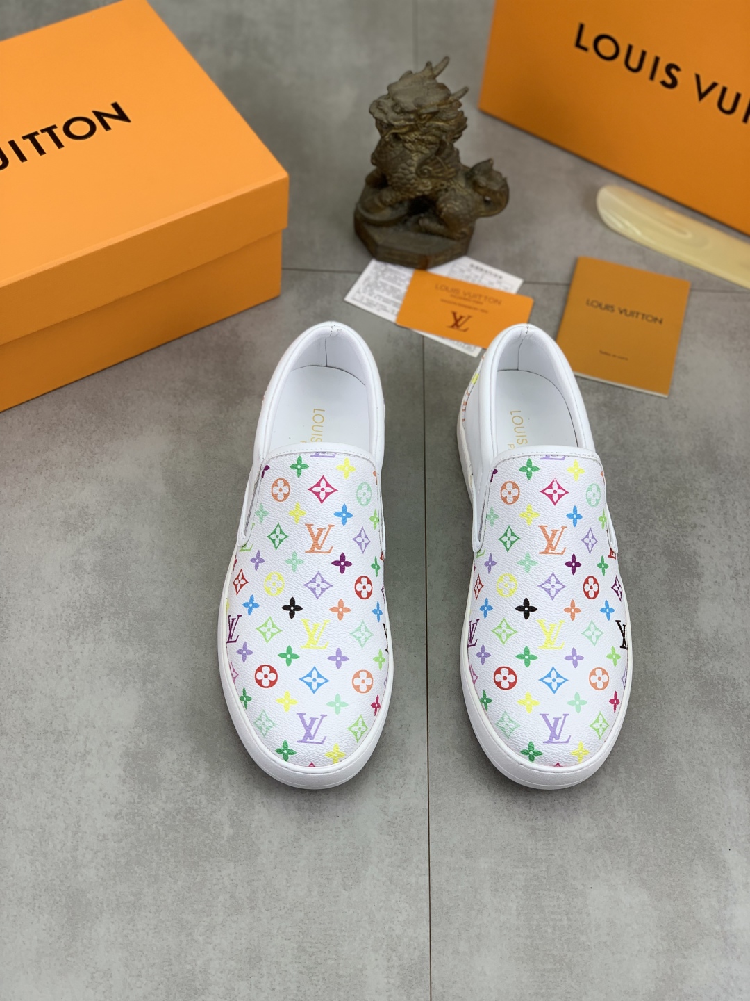 Louis Vuitton Multicolor Monogram Slip-On Sneakers, Luxurious and Stylish 3 cmp i1743269147530 3279 0 1