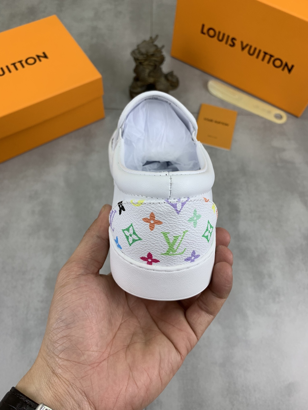 Louis Vuitton Multicolor Monogram Slip-On Sneakers, Luxurious and Stylish 9 cmp i1743269151187 6212 0 7