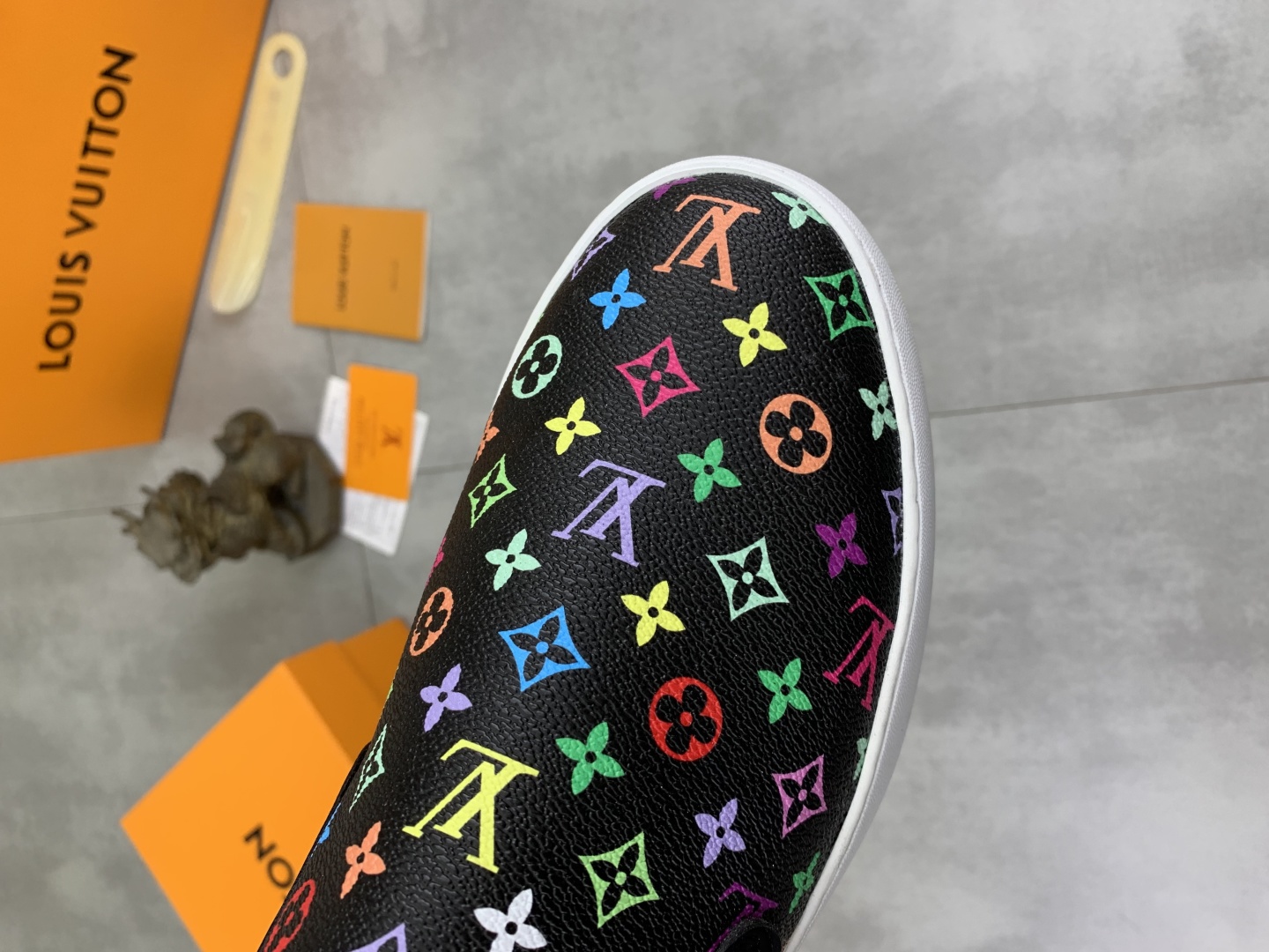 Louis Vuitton Monogram Multicolor Leather Slip-On Sneakers, Classic Style 6 cmp i1743269179641 7443 0 4