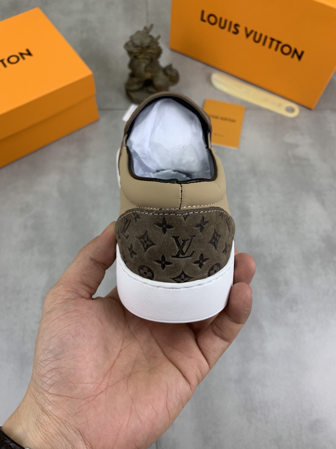 Louis Vuitton Classic Slip-On Sneakers in Brown Monogram, Sizes 38-44 22 cmp i1743269240884 3666 0 7