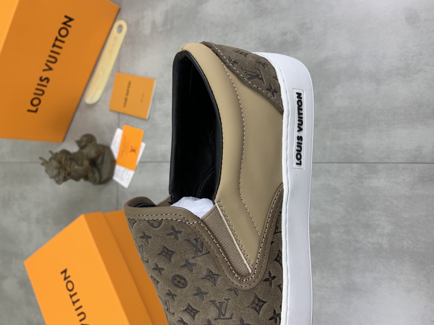 Louis Vuitton Classic Slip-On Sneakers in Brown Monogram, Sizes 38-44 21 cmp i1743269247213 7963 0 6