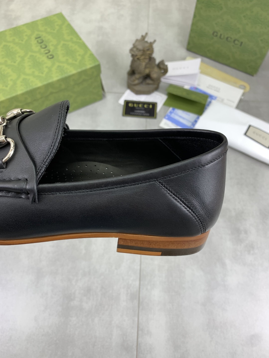 Gucci Men's Black Leather Loafers with Horsebit Detail - Sizes 38-44 8 cmp i1743415849673 3217 0 6