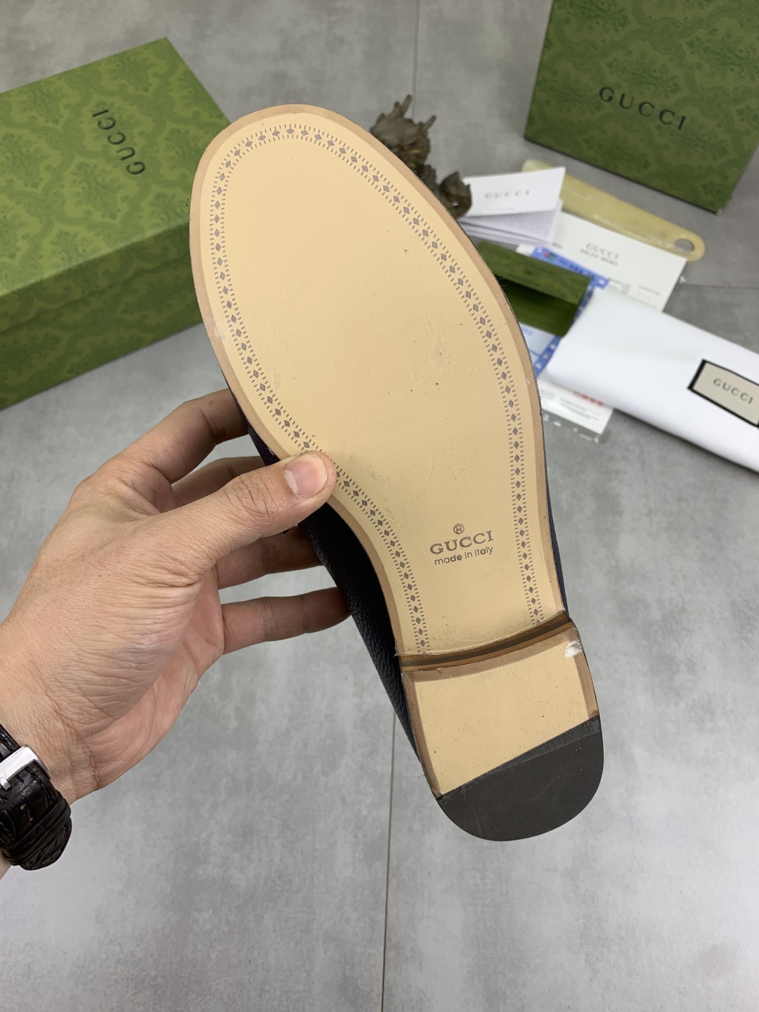 Gucci Men's Leather Loafers with Horsebit Detail - Business Casual Shoes 10 cmp i1743415866999 4208 0 8