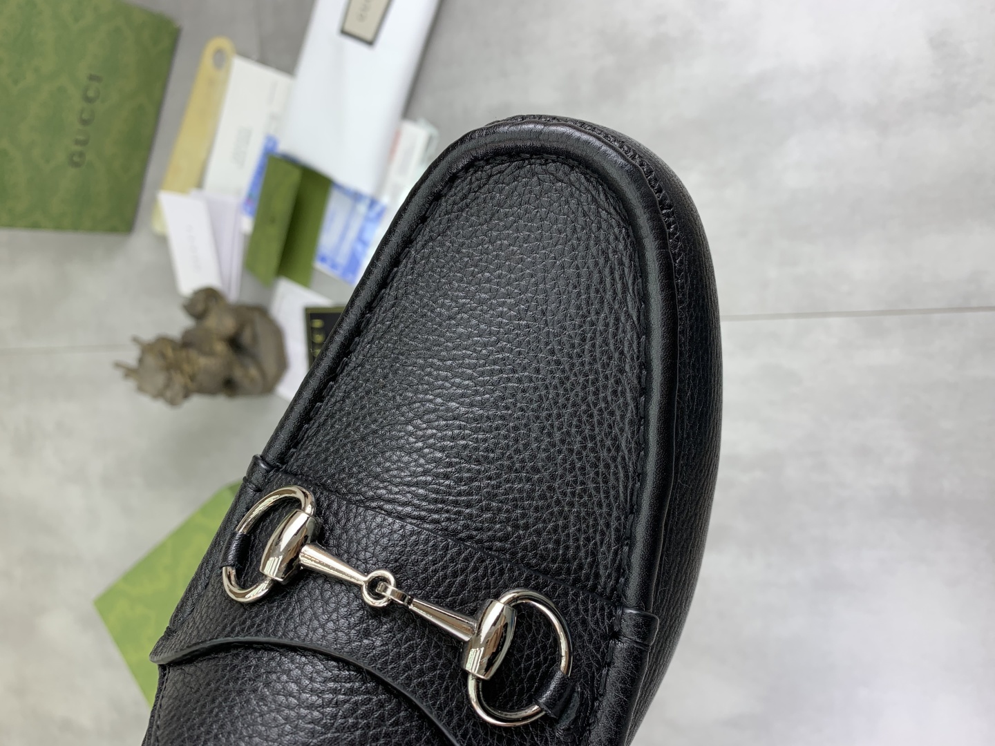 Gucci Men's Black Leather Horsebit Loafers Dress Shoes, Sizes 38-44 6 cmp i1743415903230 3091 0 4