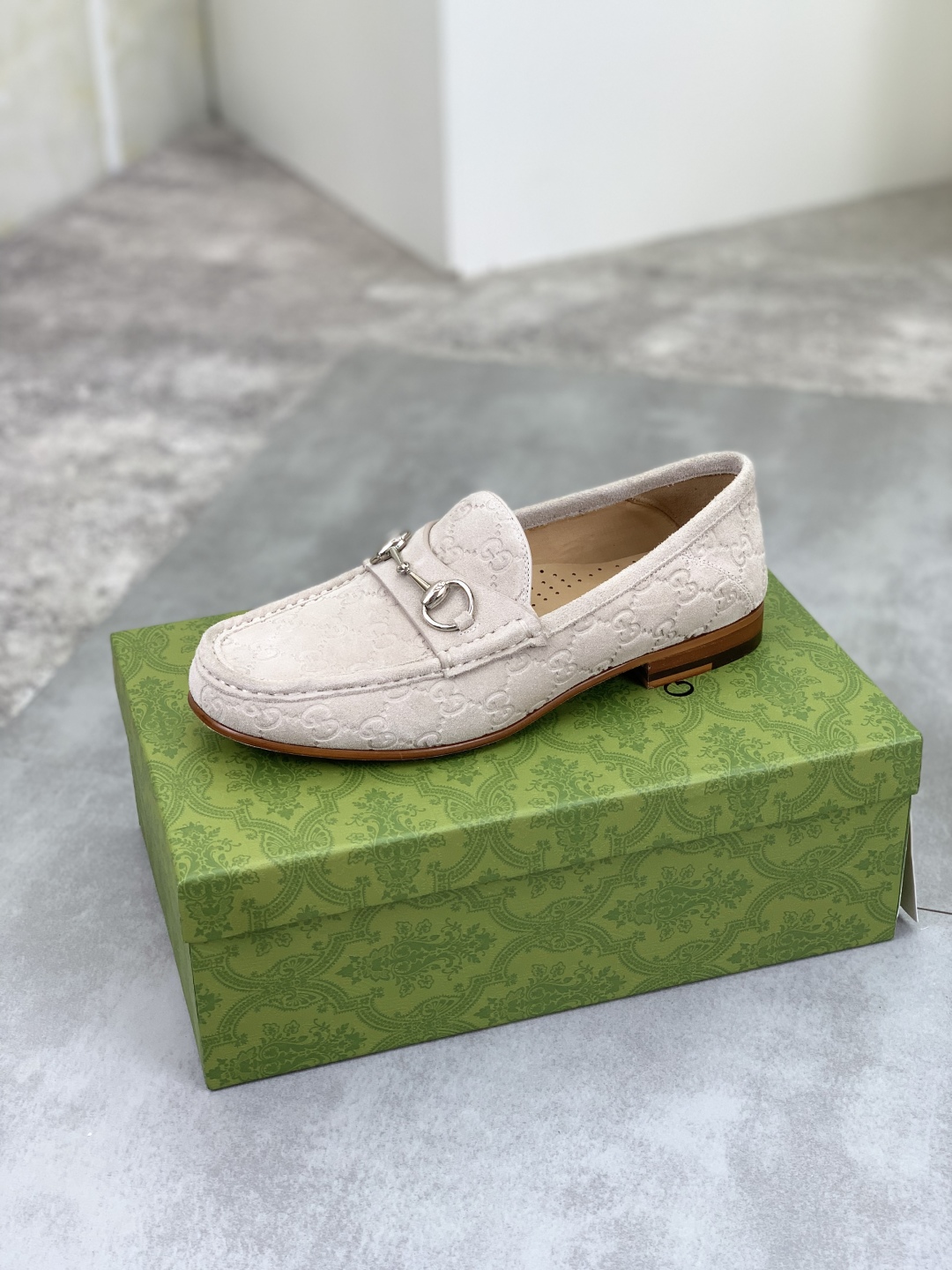 Gucci Men's Beige Suede Loafers with Horsebit Detail - Sizes 38-44 5 cmp i1743416043766 9433 0 3