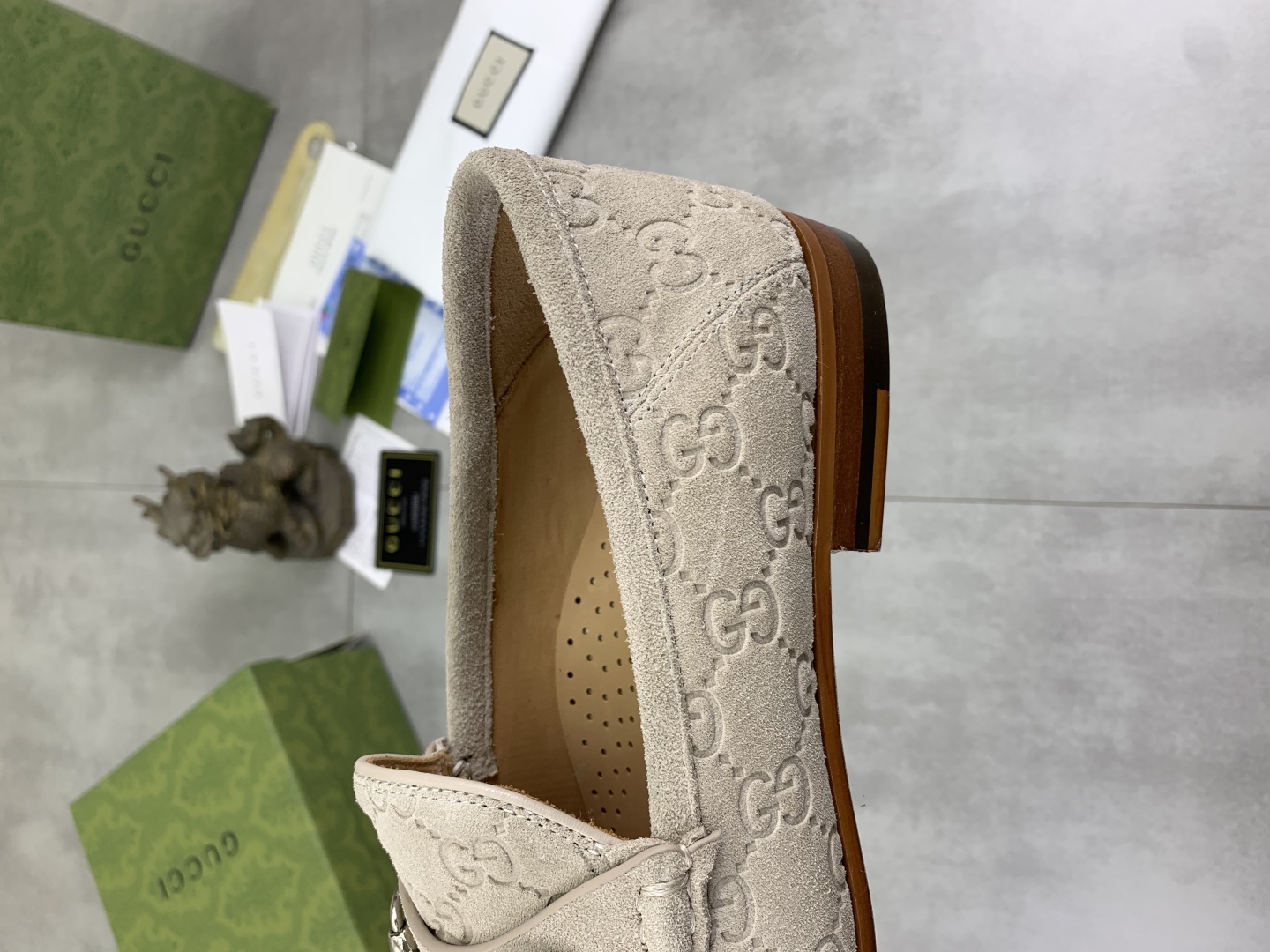 Gucci Men's Beige Suede Loafers with Horsebit Detail - Sizes 38-44 8 cmp i1743416950194 5323 0 6