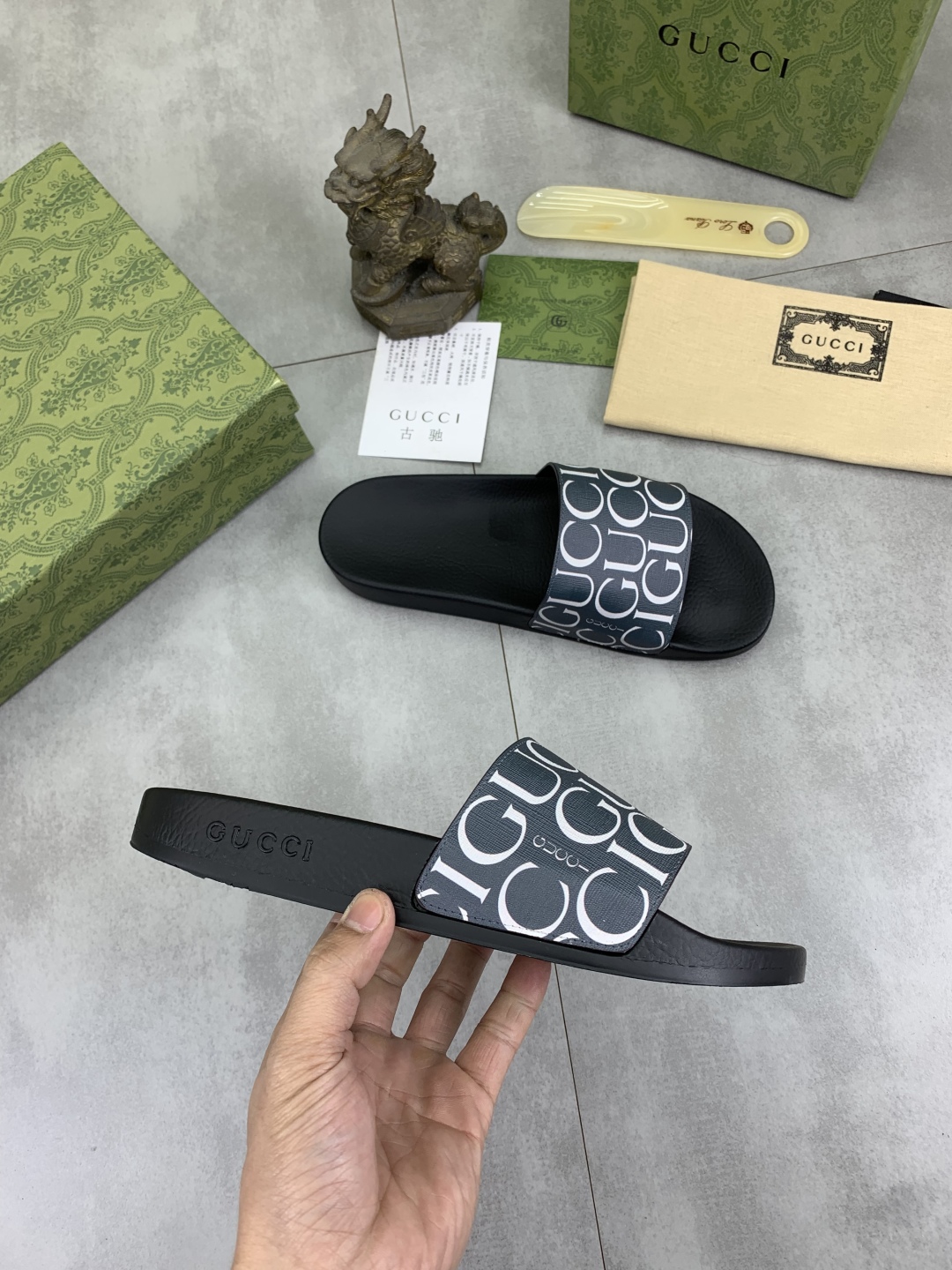 Gucci Snake Year New Casual Slippers, Original Gucci Double G Large Sole 6 cmp i1743612777288 2850 0 4