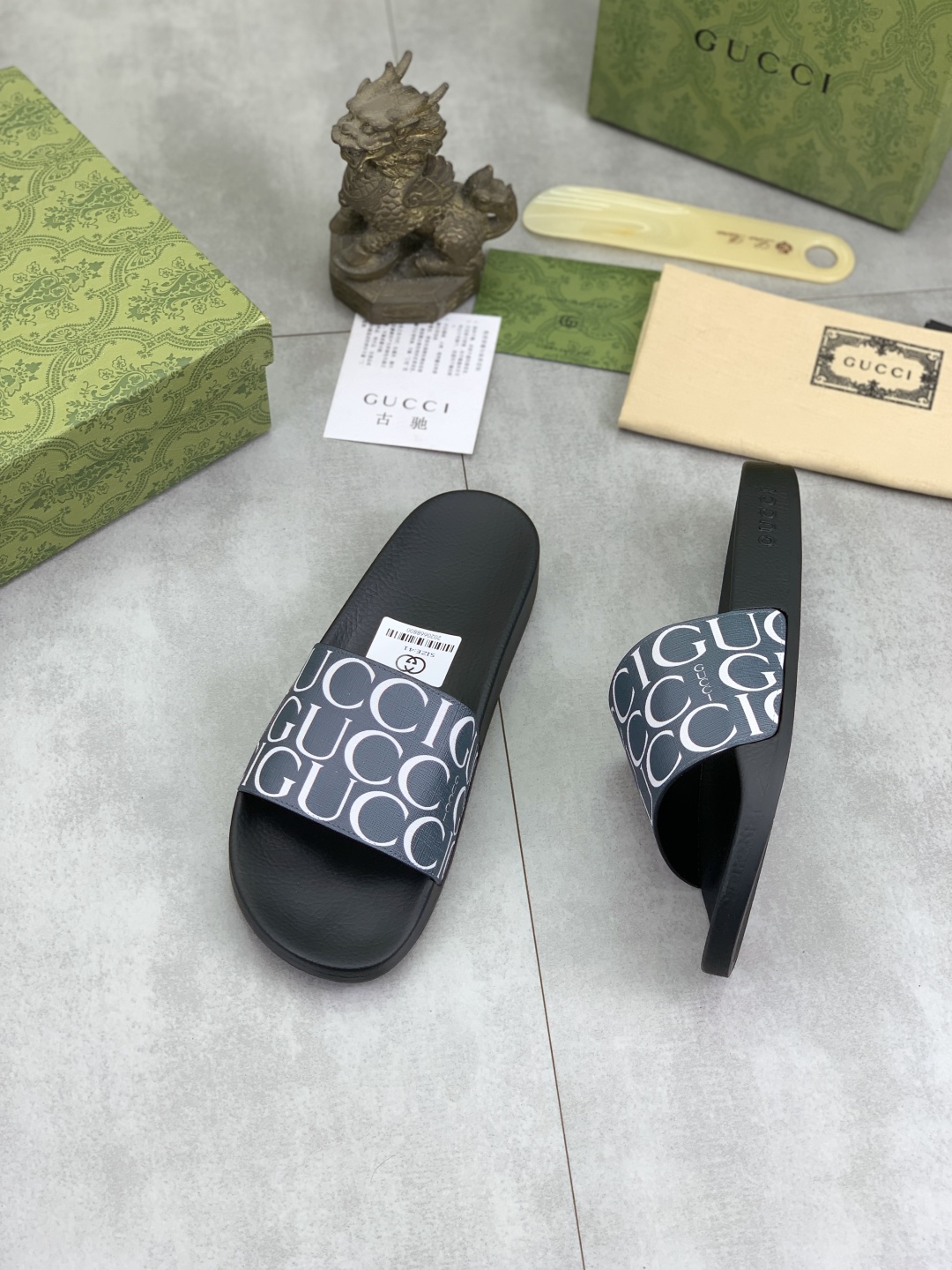 Gucci Snake Year New Casual Slippers, Original Gucci Double G Large Sole 4 cmp i1743612786884 1543 0 2