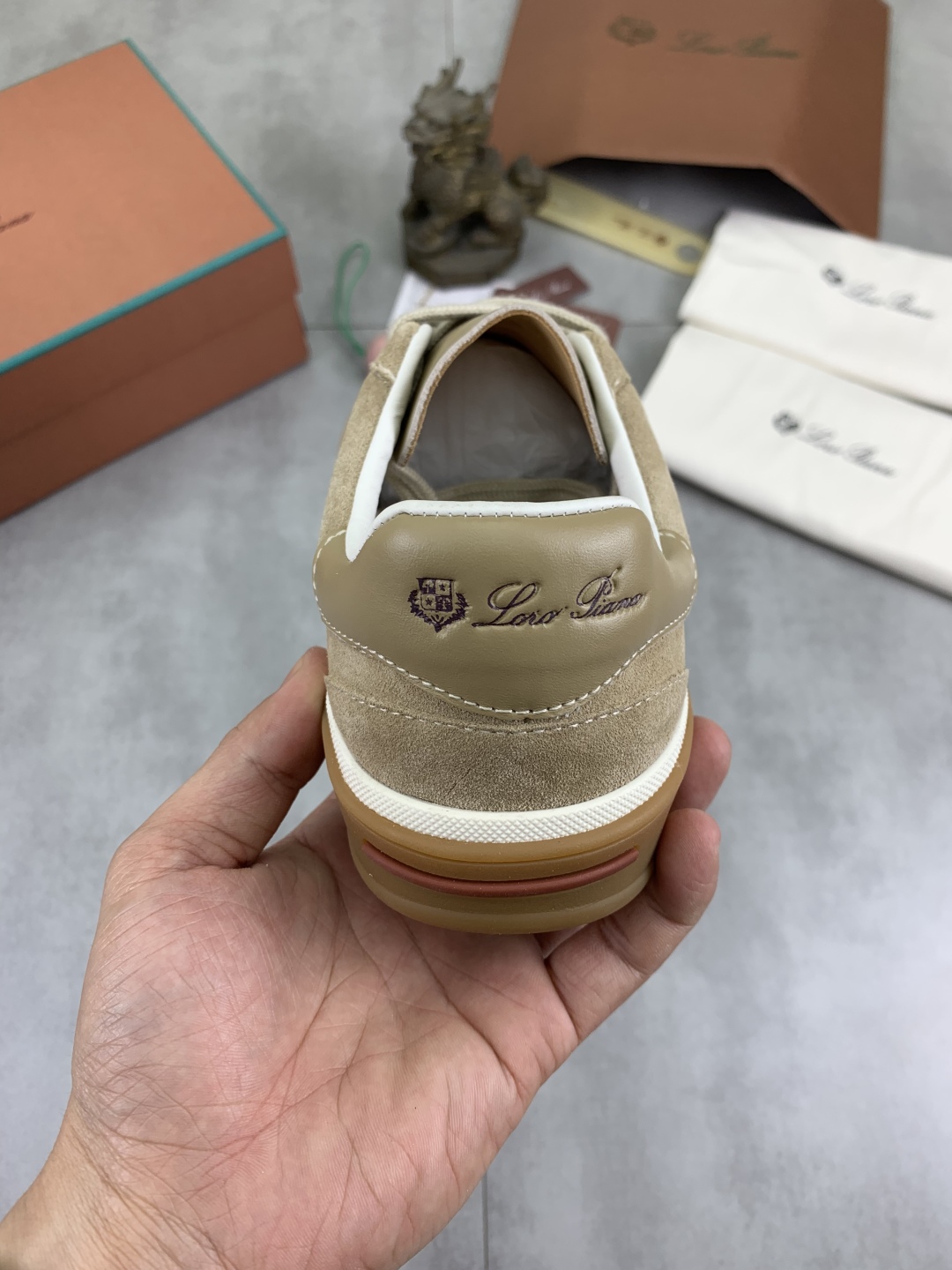 Loro Piana Men's Suede Leather Sneakers - Comfortable & Stylish 9 cmp i1744902929340 7381 0 7