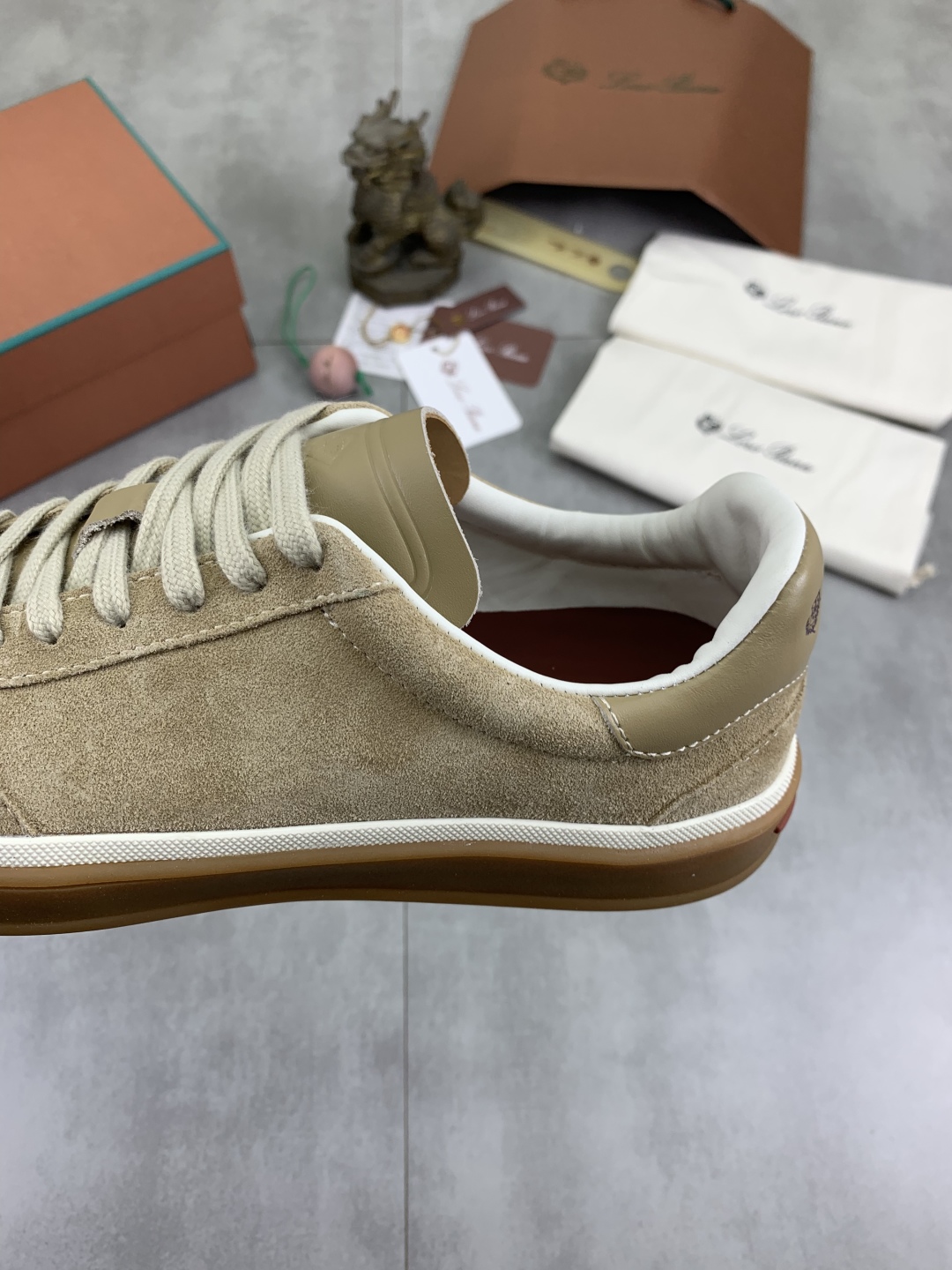 Loro Piana Men's Suede Leather Sneakers - Comfortable & Stylish 8 cmp i1744902929363 4161 0 6