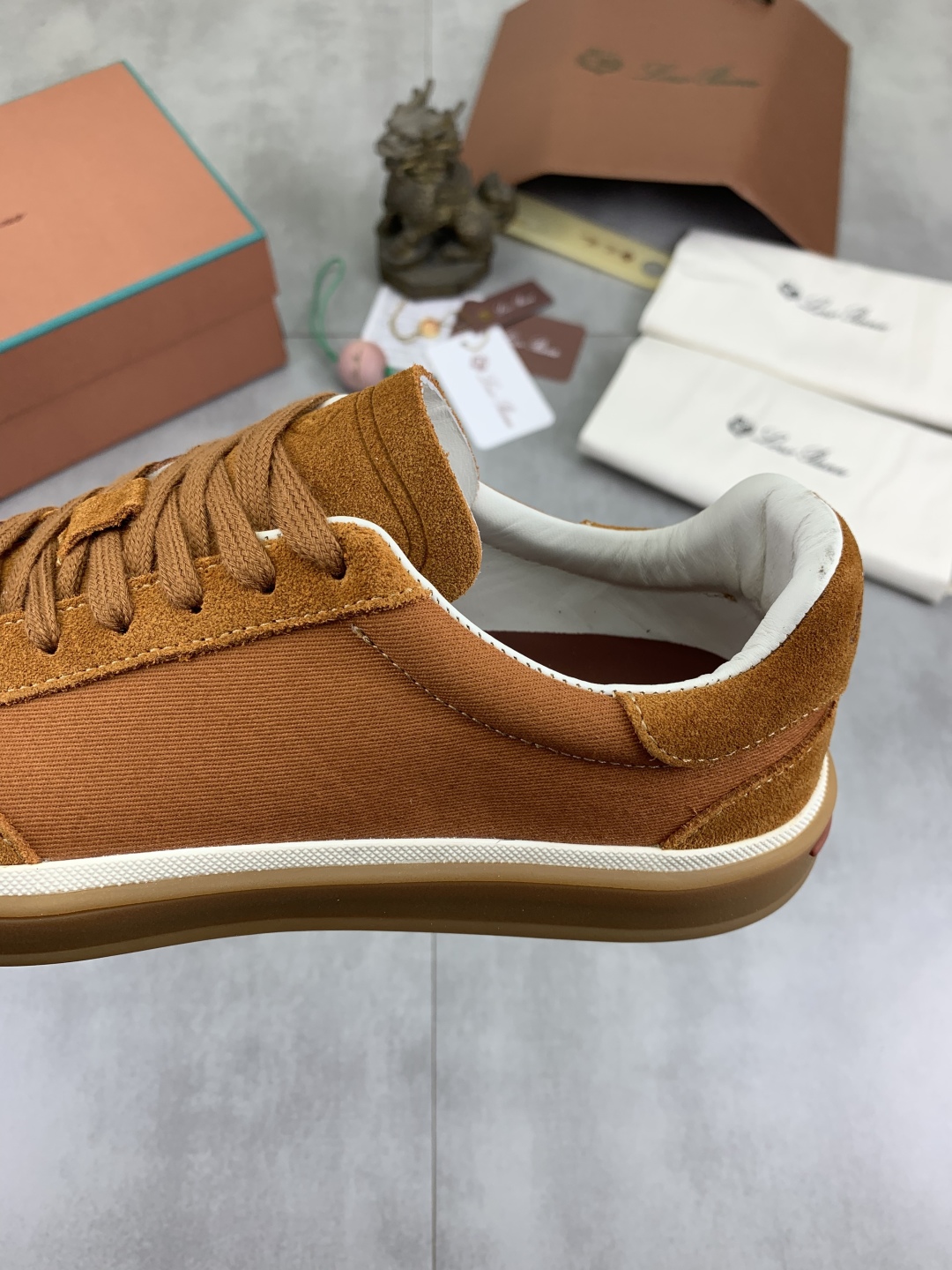 Loro Piana Men's Suede and Fabric Sneakers - Stylish Comfort in Every Step 8 cmp i1744902974330 6932 0 6