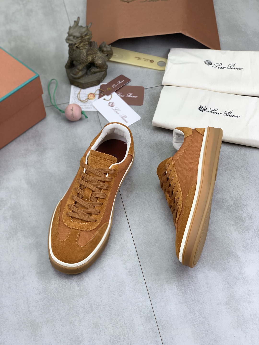 Loro Piana Men's Suede and Fabric Sneakers - Stylish Comfort in Every Step 4 cmp i1744902979078 1894 0 2