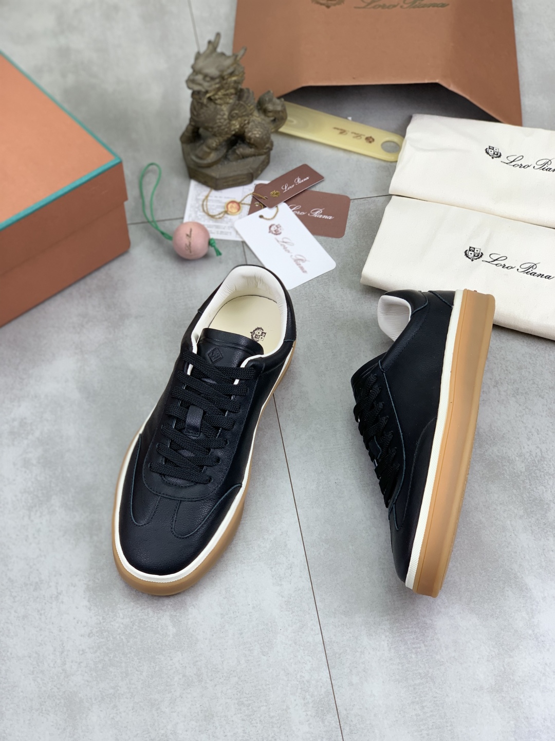 Loro Piana Men's Leather Sneakers - Premium Quality, Comfortable & Stylish 4 cmp i1744903033888 3742 0 2