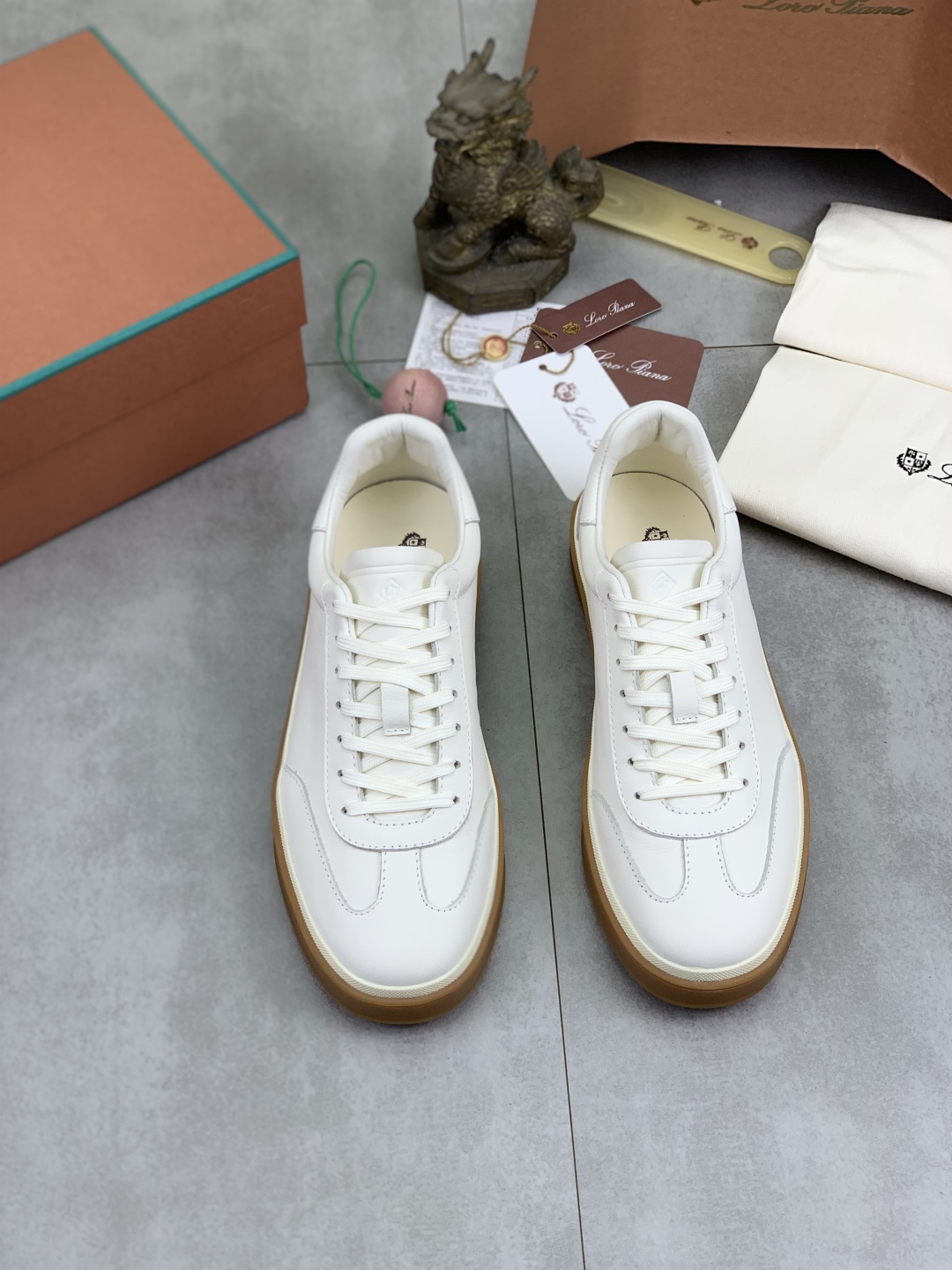 Loro Piana White Leather Sneakers for Men - Premium Quality, Sizes 38-45 3 cmp i1744903052778 119 0 1