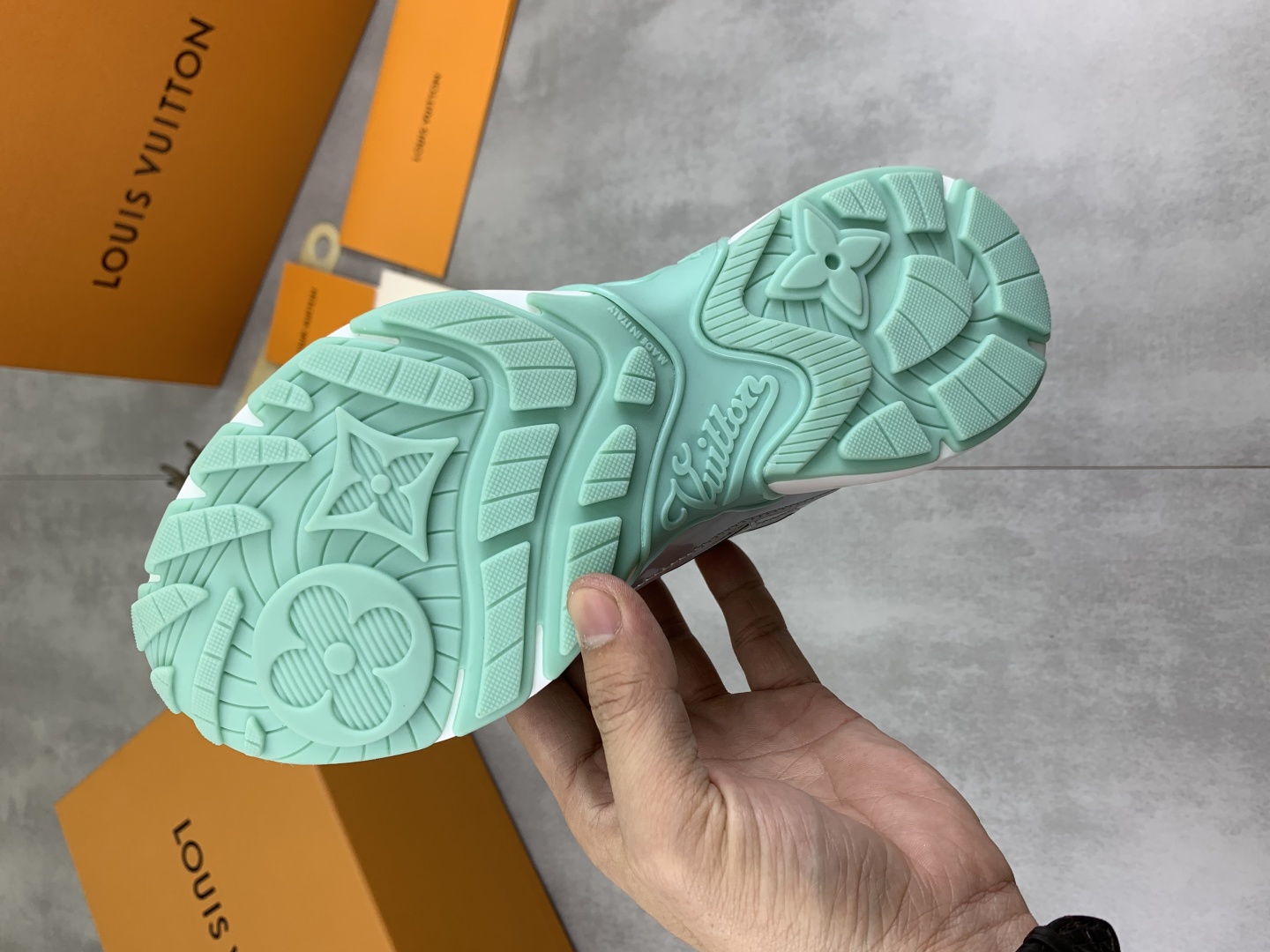 Louis Vuitton Olympia Sneakers: Silver, Mesh, EVA Outsole, Women's Size 35-45 9 cmp i1744903857569 2361 0 7