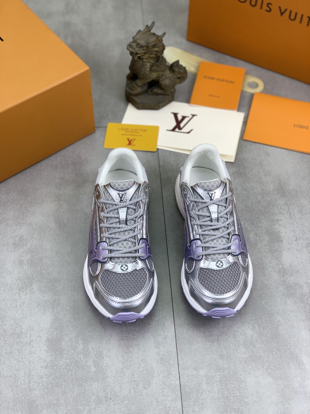 Louis Vuitton Olympia Sneakers Silver Purple, Fashionable and Comfortable 3 cmp i1744903865749 4704 0 1