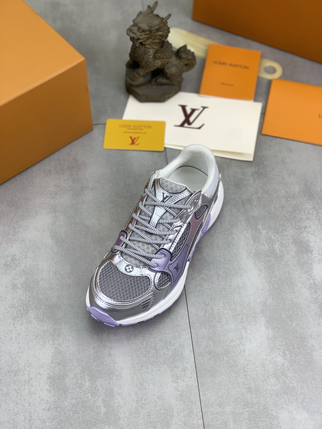 Louis Vuitton Olympia Sneakers Silver Purple, Fashionable and Comfortable 5 cmp i1744903865773 9334 0 3