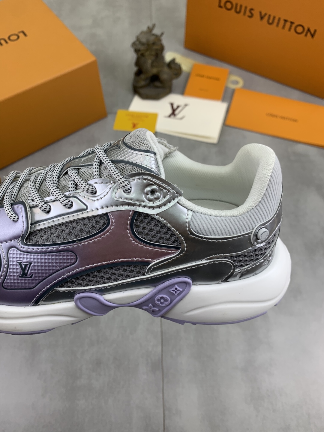 Louis Vuitton Olympia Sneakers Silver Purple, Fashionable and Comfortable 8 cmp i1744903866459 1410 0 6