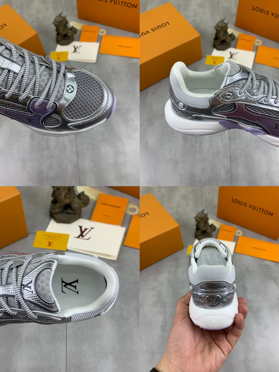 Louis Vuitton Olympia Sneakers Silver Purple, Fashionable and Comfortable 10 cmp i1744903874309 8918 0 8