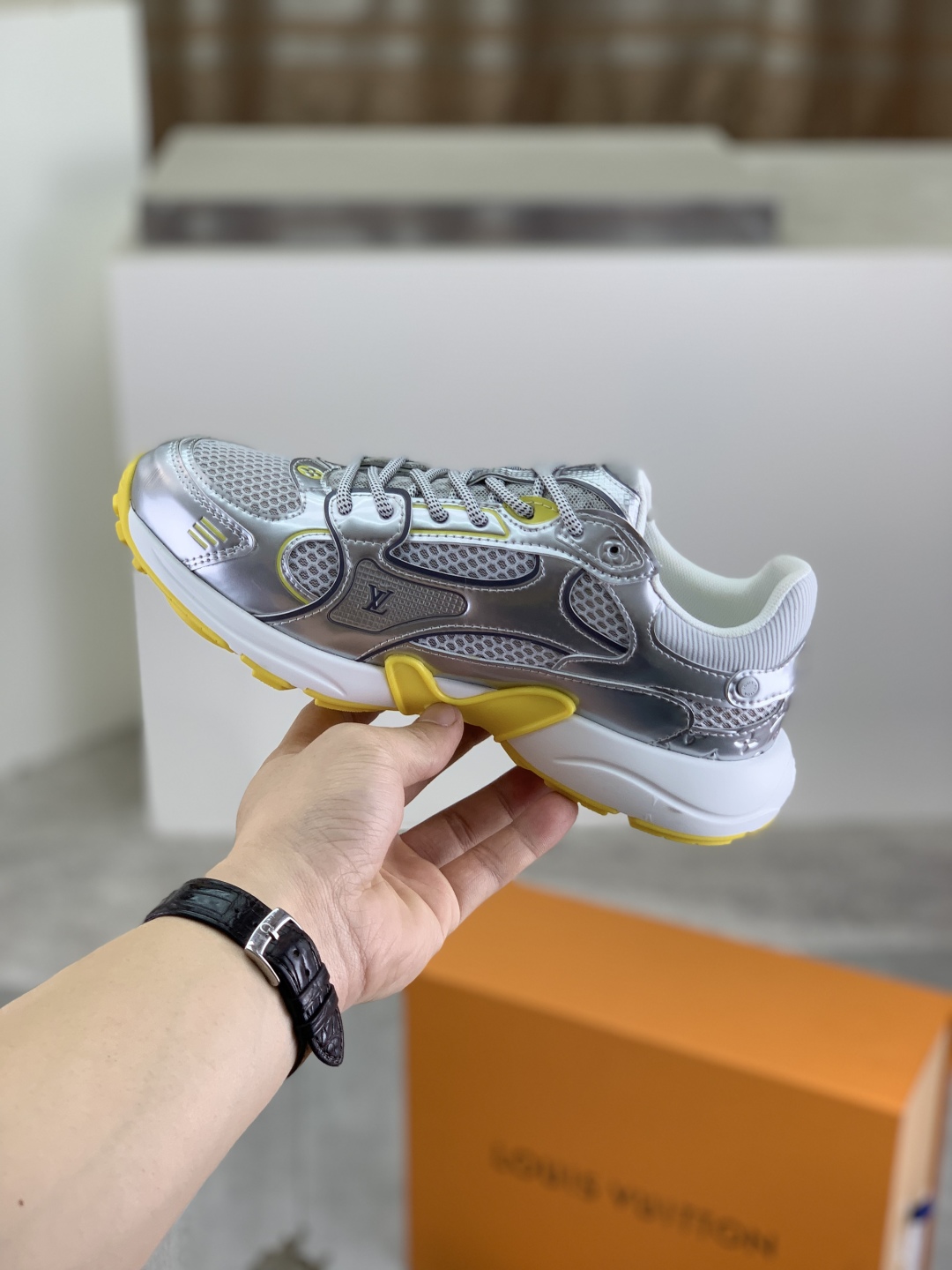 Louis Vuitton Olympia Silver Sneakers for Women, Designer Athletic Shoes 7 cmp i1744903900848 9421 0 5