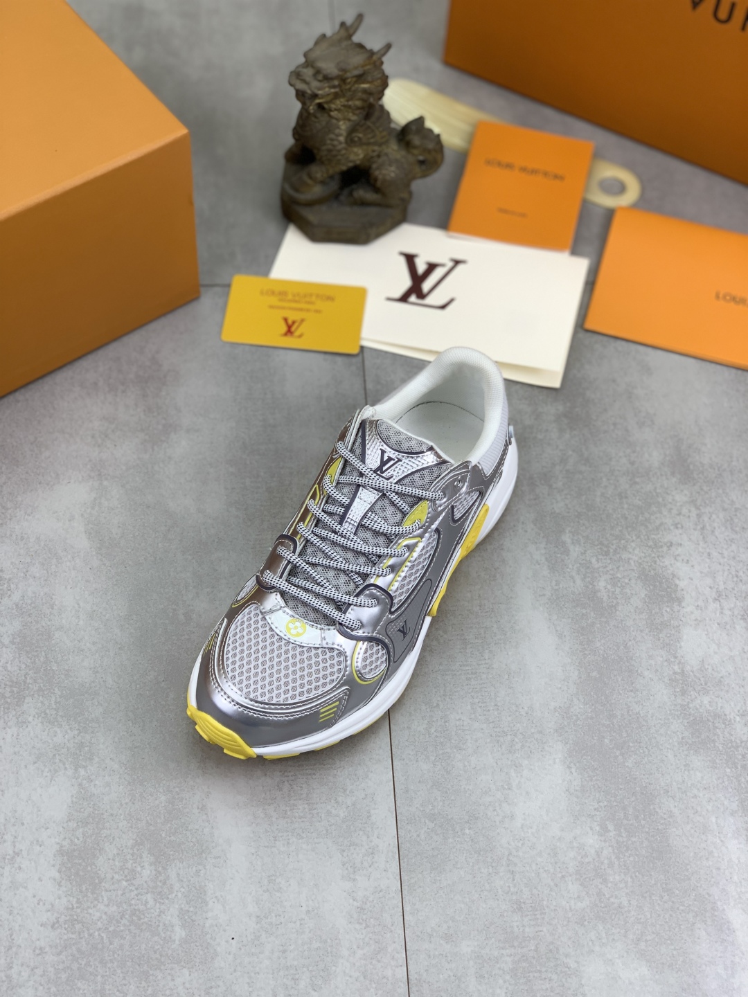 Louis Vuitton Olympia Silver Sneakers for Women, Designer Athletic Shoes 5 cmp i1744903900850 106 0 3